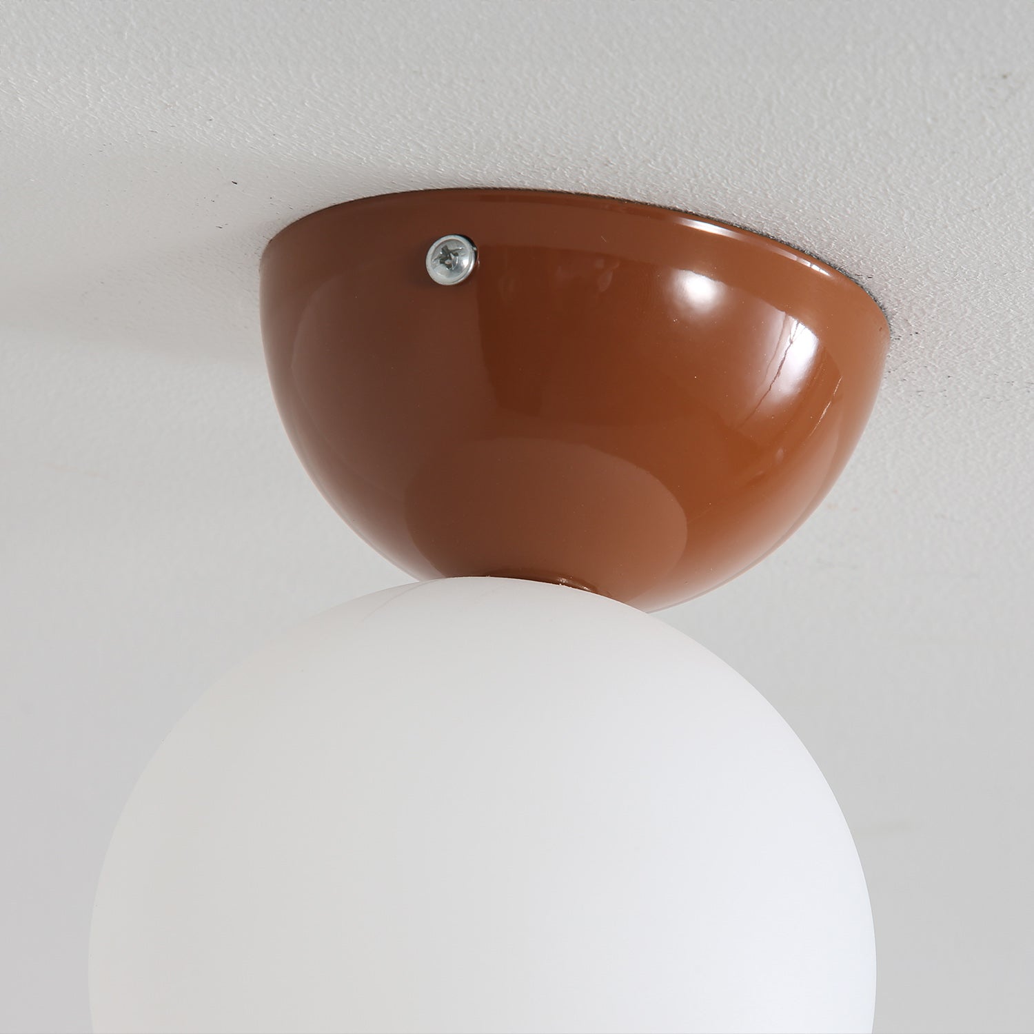 Cream Ball Ceiling Light