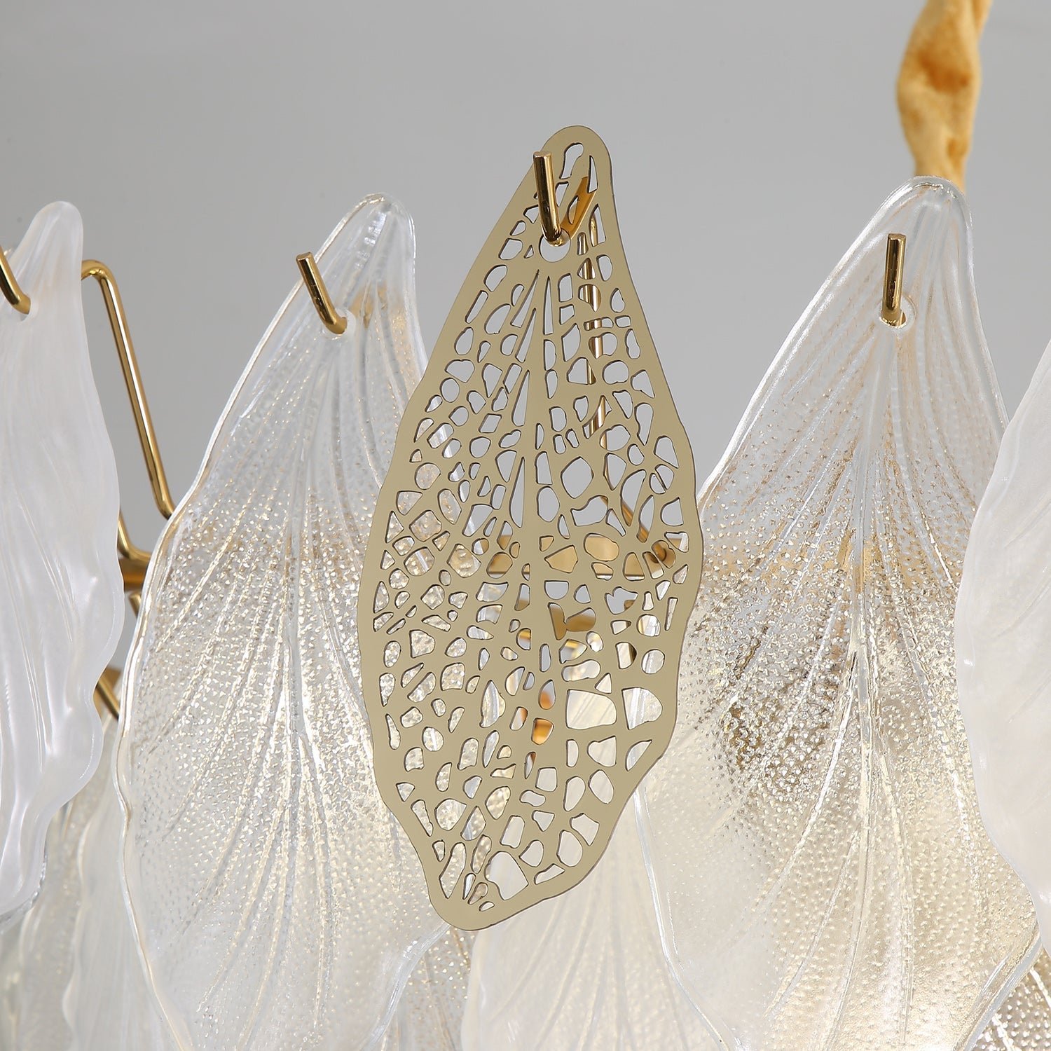 Autumn Leaf Glass Chandelier