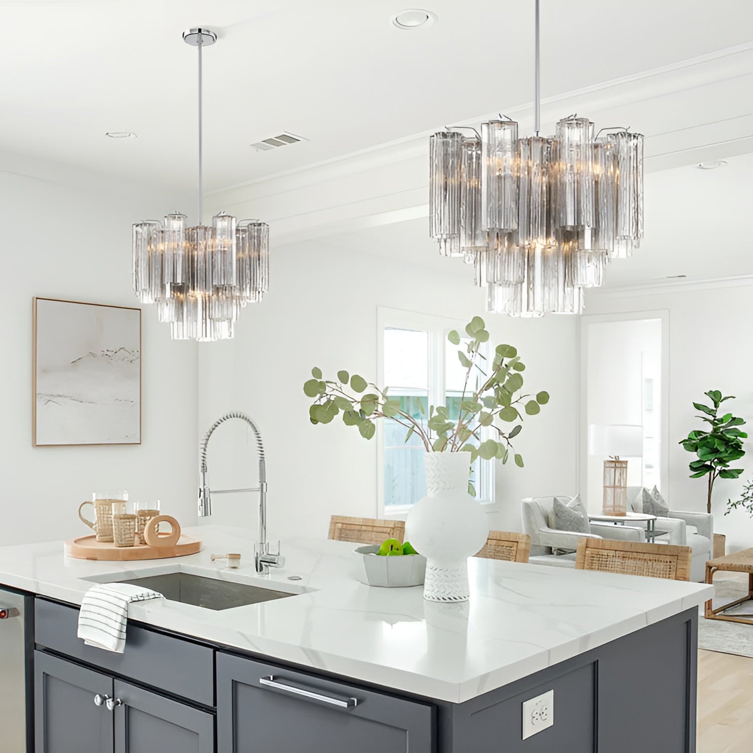 Addis 4 Light Chandelier