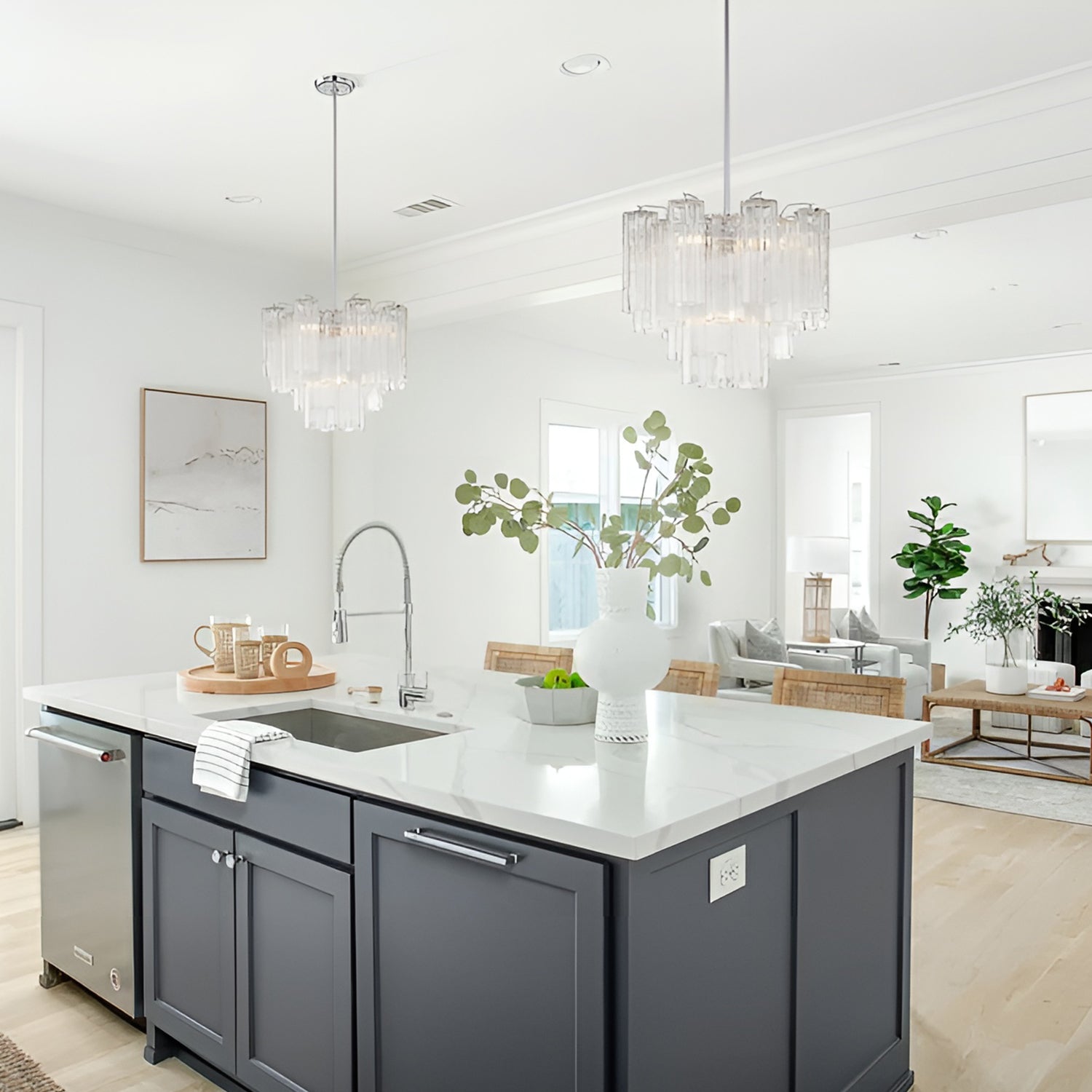 Addis 4 Light Chandelier