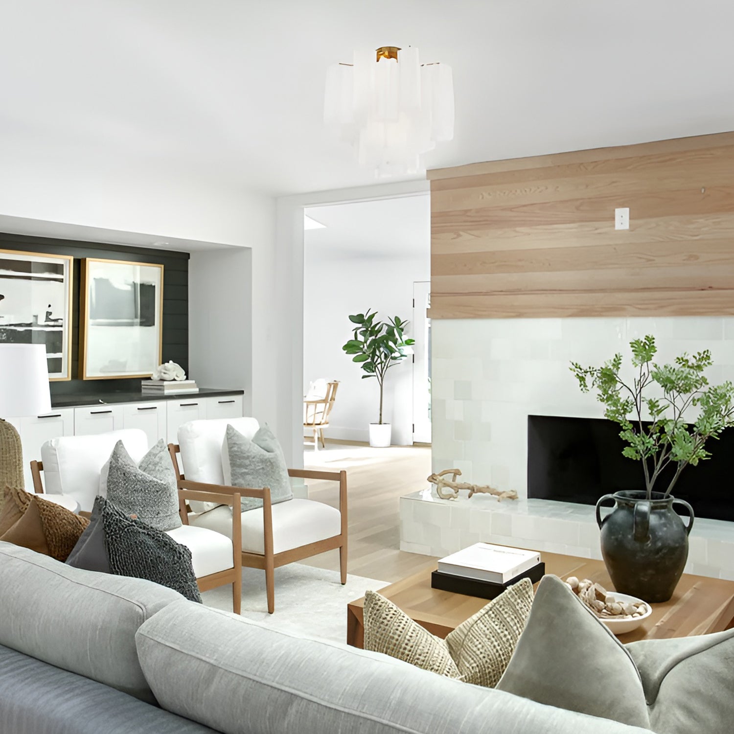 Addis 4 Light Semi Flush Mount