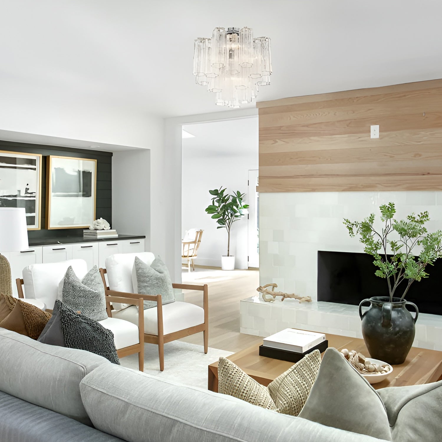 Addis 4 Light Semi Flush Mount