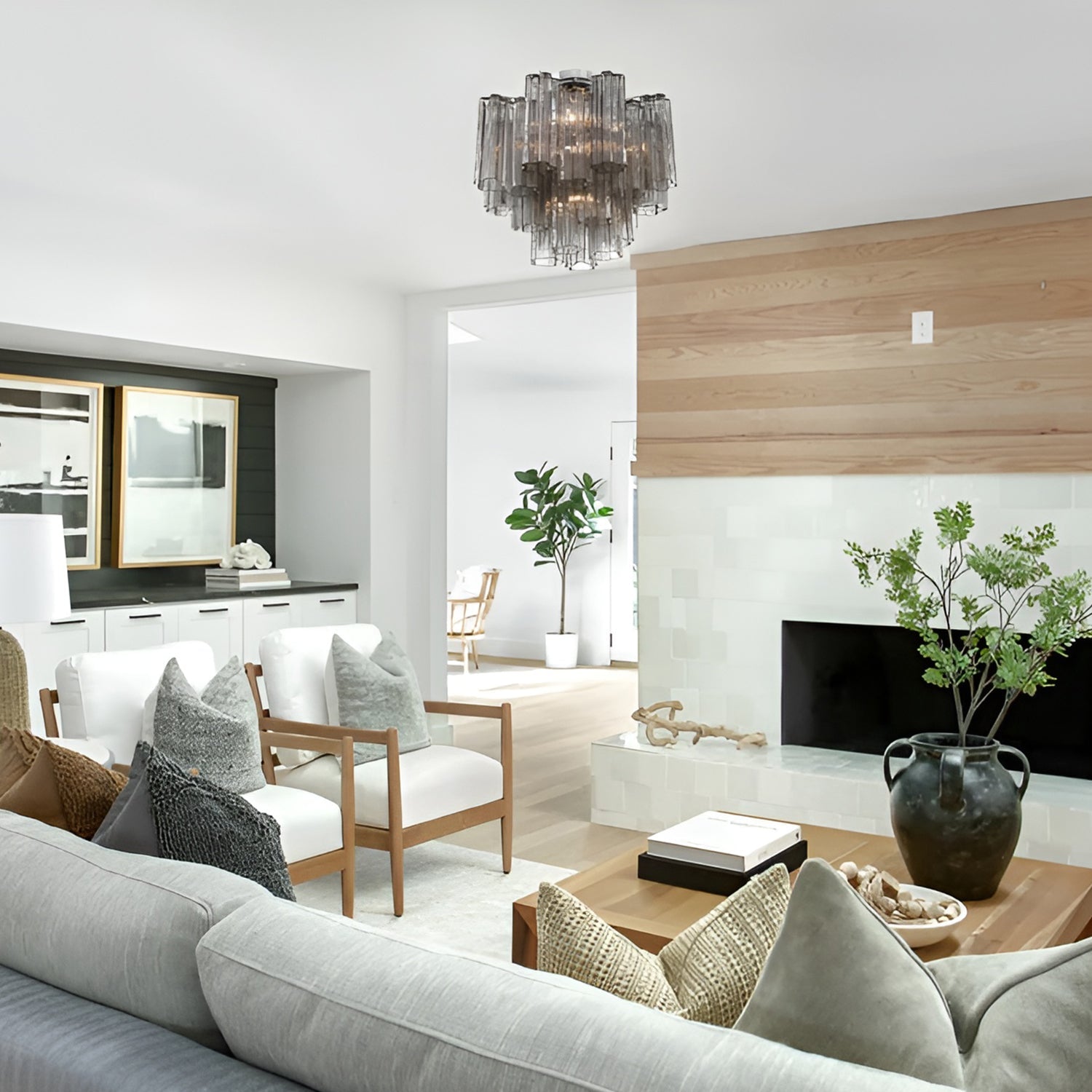 Addis 4 Light Semi Flush Mount