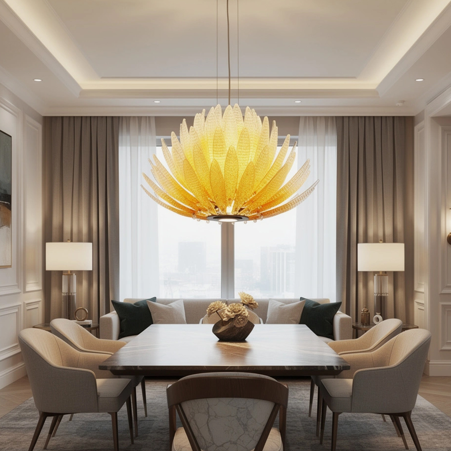 Agave Suspension Lamp