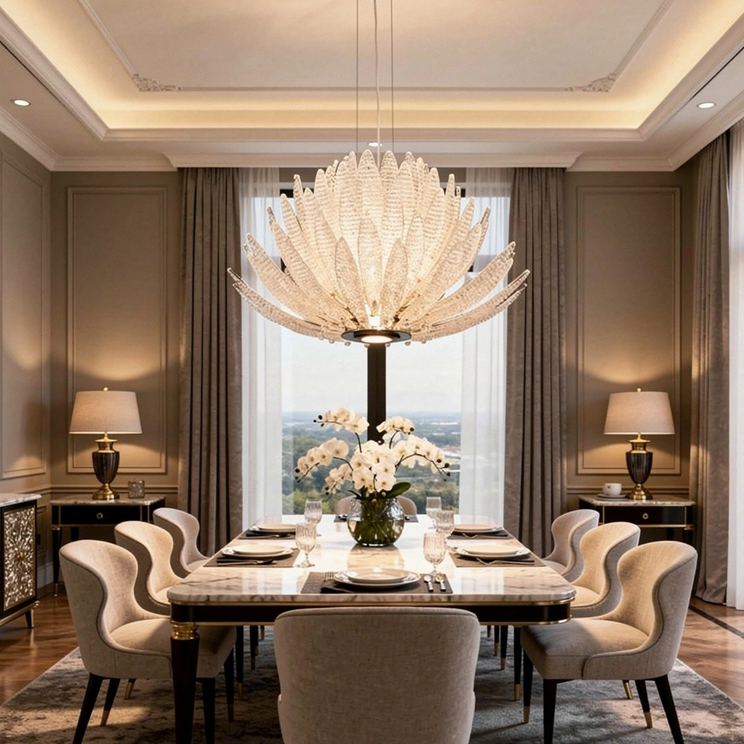 Agave Suspension Lamp