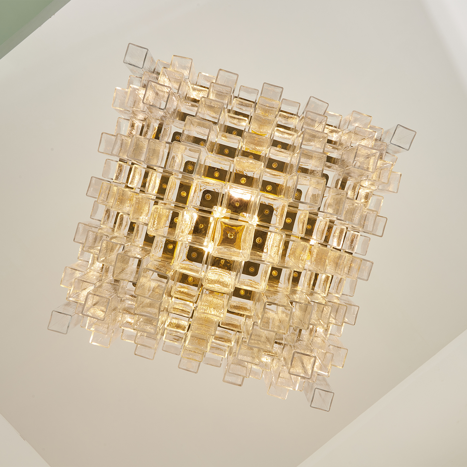 Architectural-Glass-Block-Chandelier
