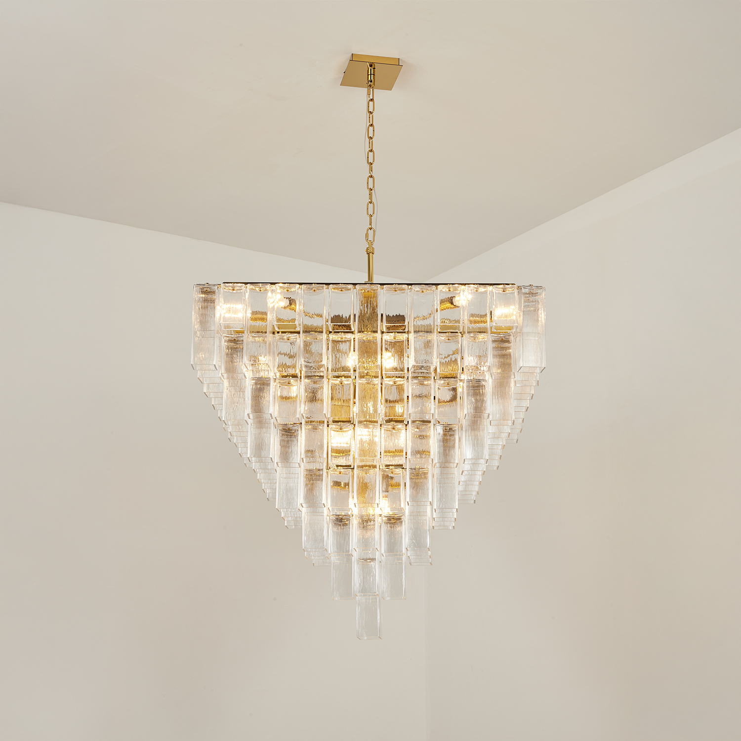 Architectural-Glass-Block-Chandelier