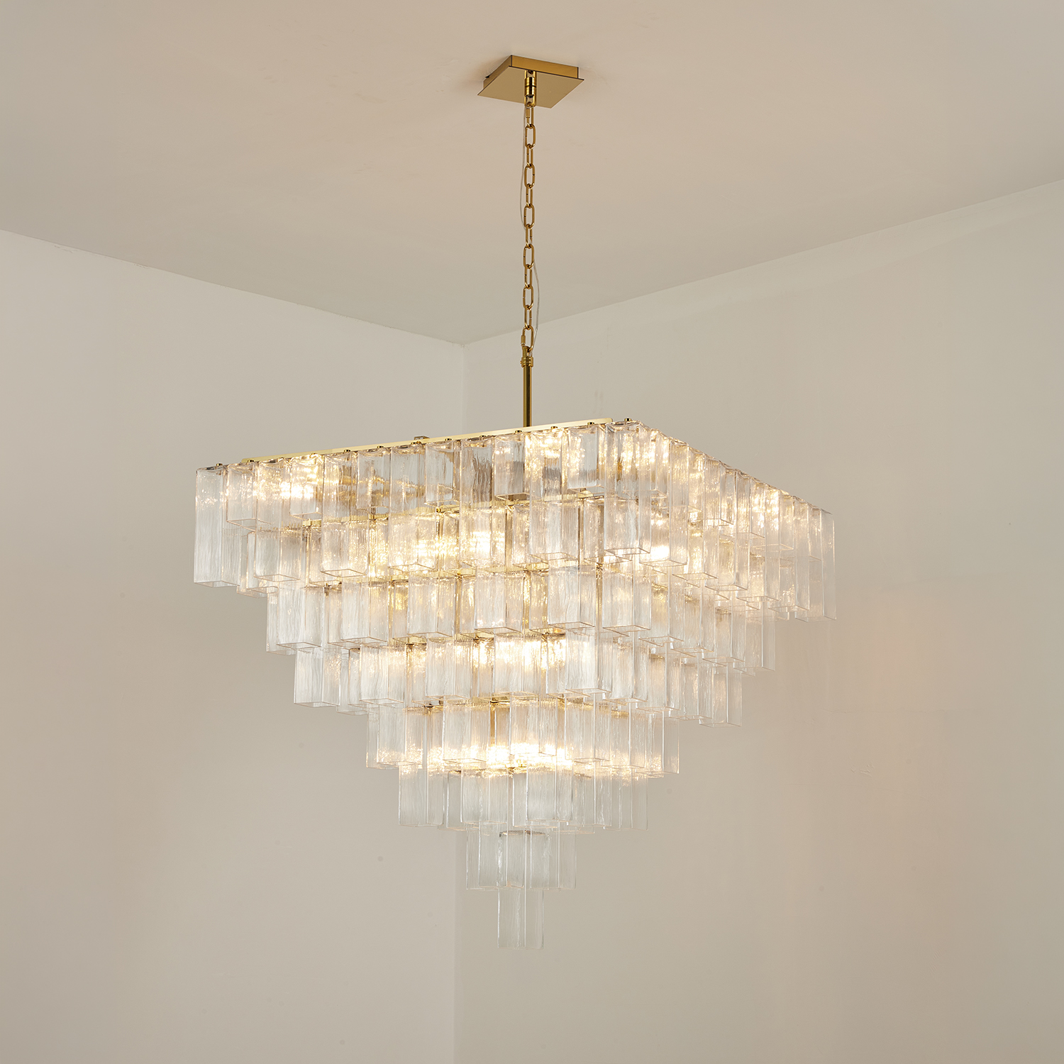 Architectural-Glass-Block-Chandelier