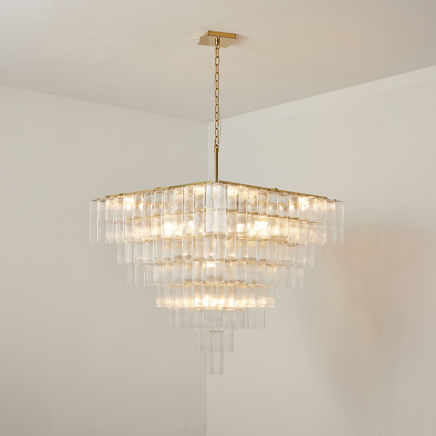 Architectural-Glass-Block-Chandelier