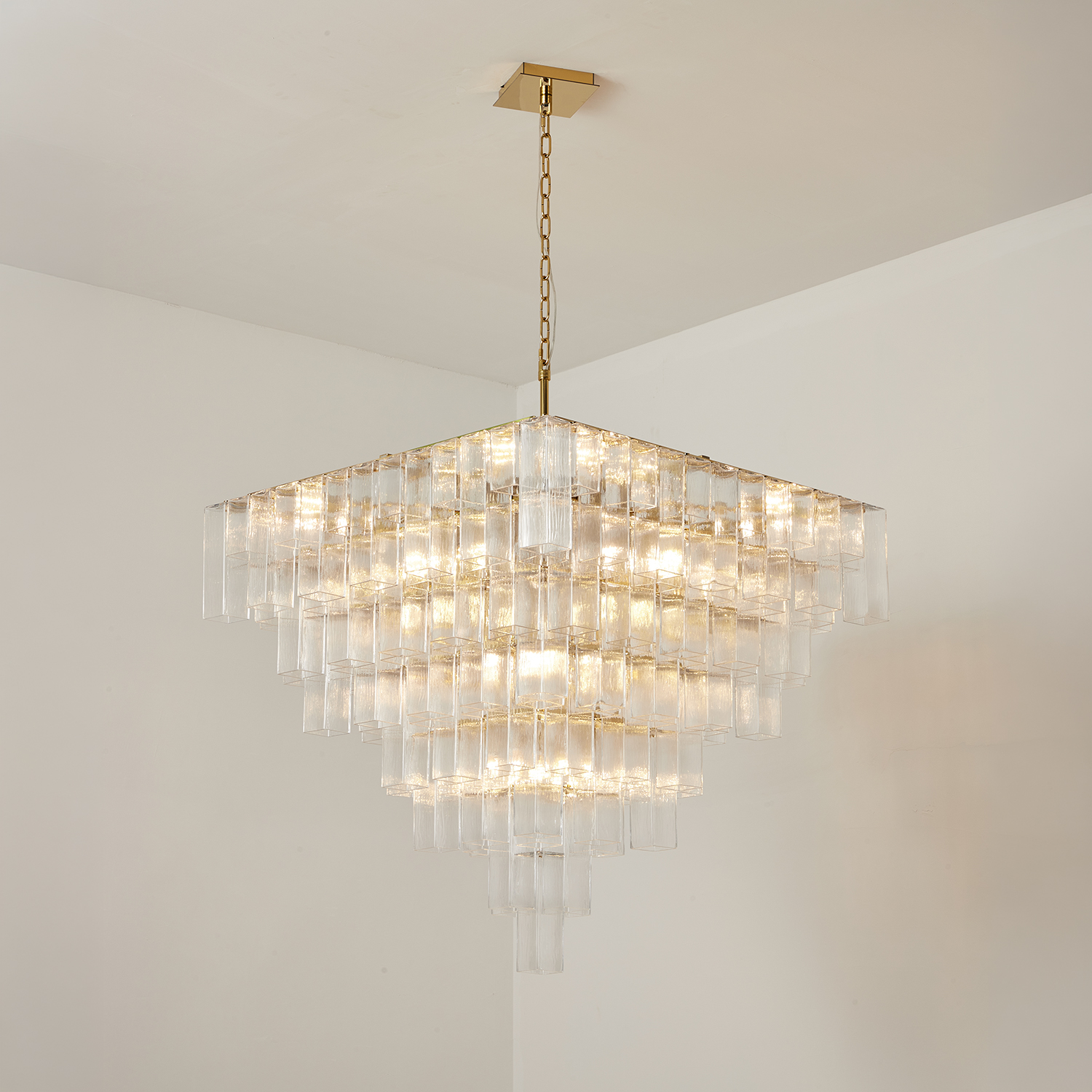 Architectural-Glass-Block-Chandelier