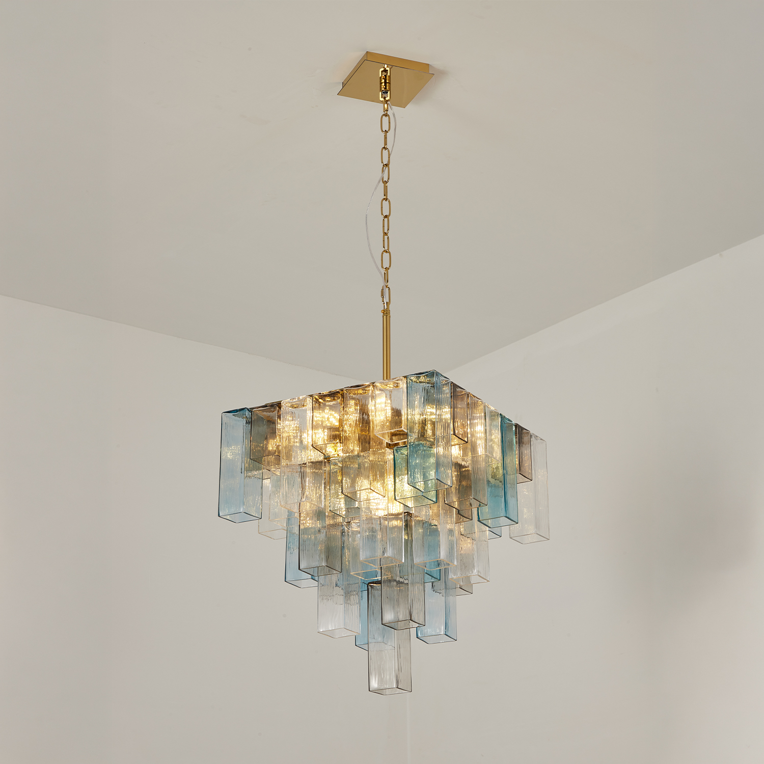 Architectural-Glass-Block-Chandelier