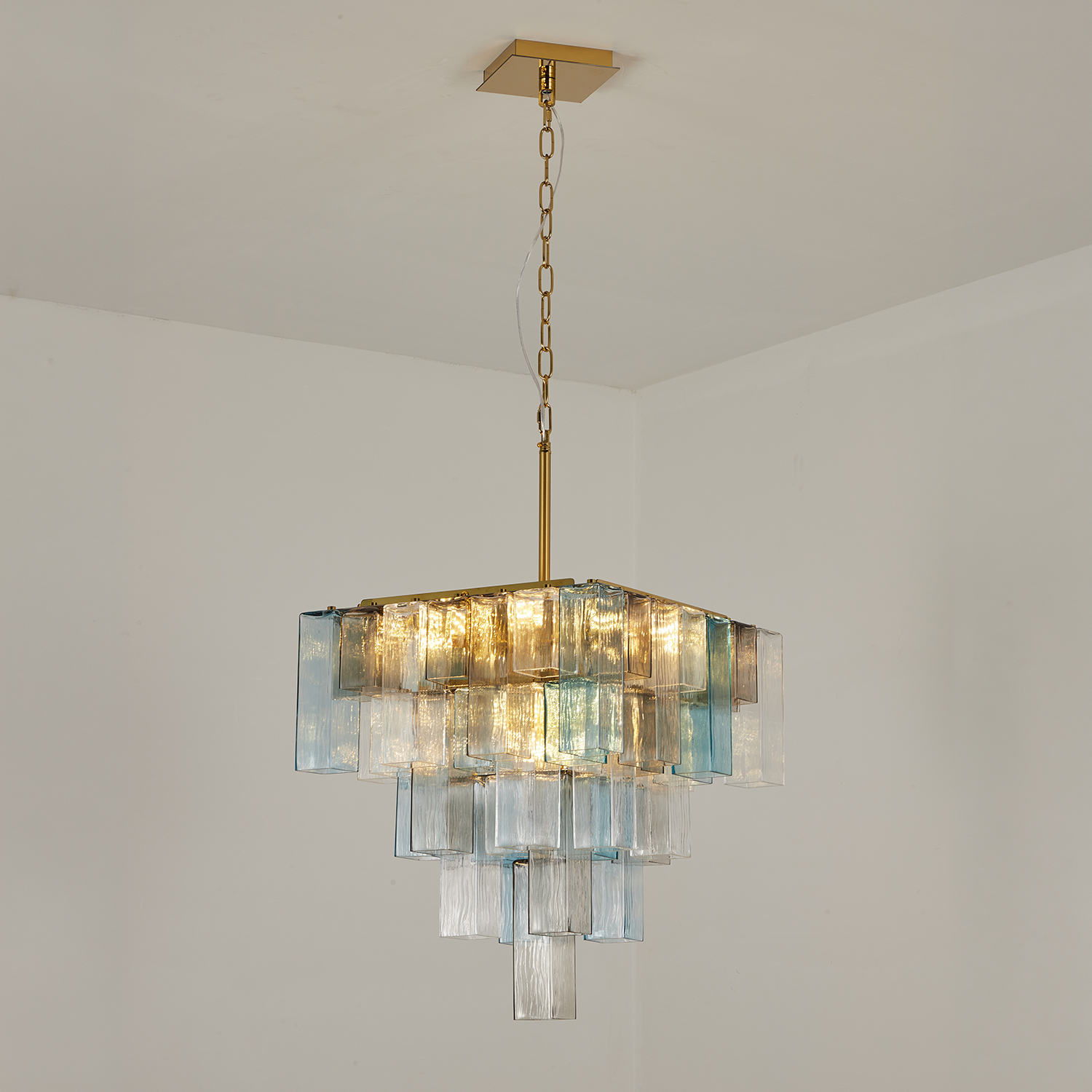 Architectural-Glass-Block-Chandelier
