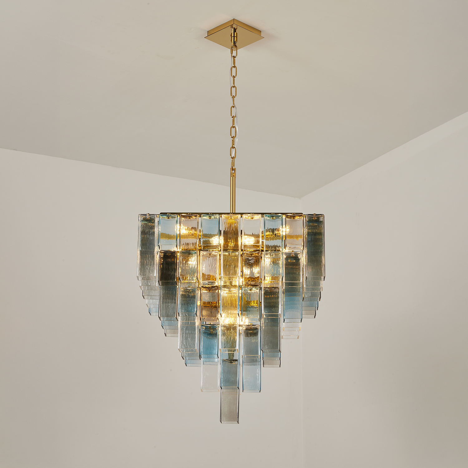 Architectural-Glass-Block-Chandelier