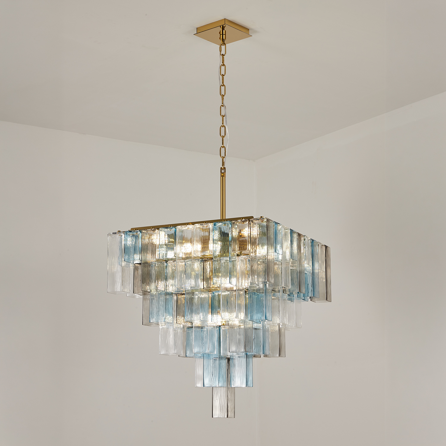 Architectural-Glass-Block-Chandelier