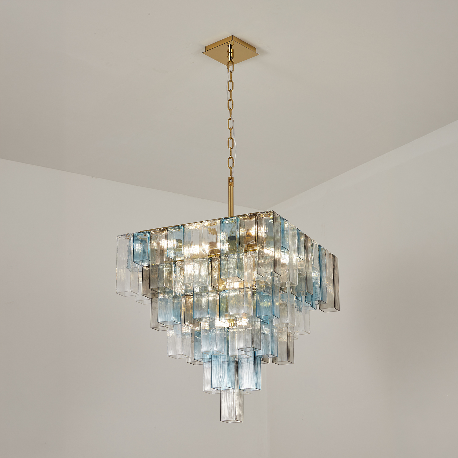 Architectural-Glass-Block-Chandelier
