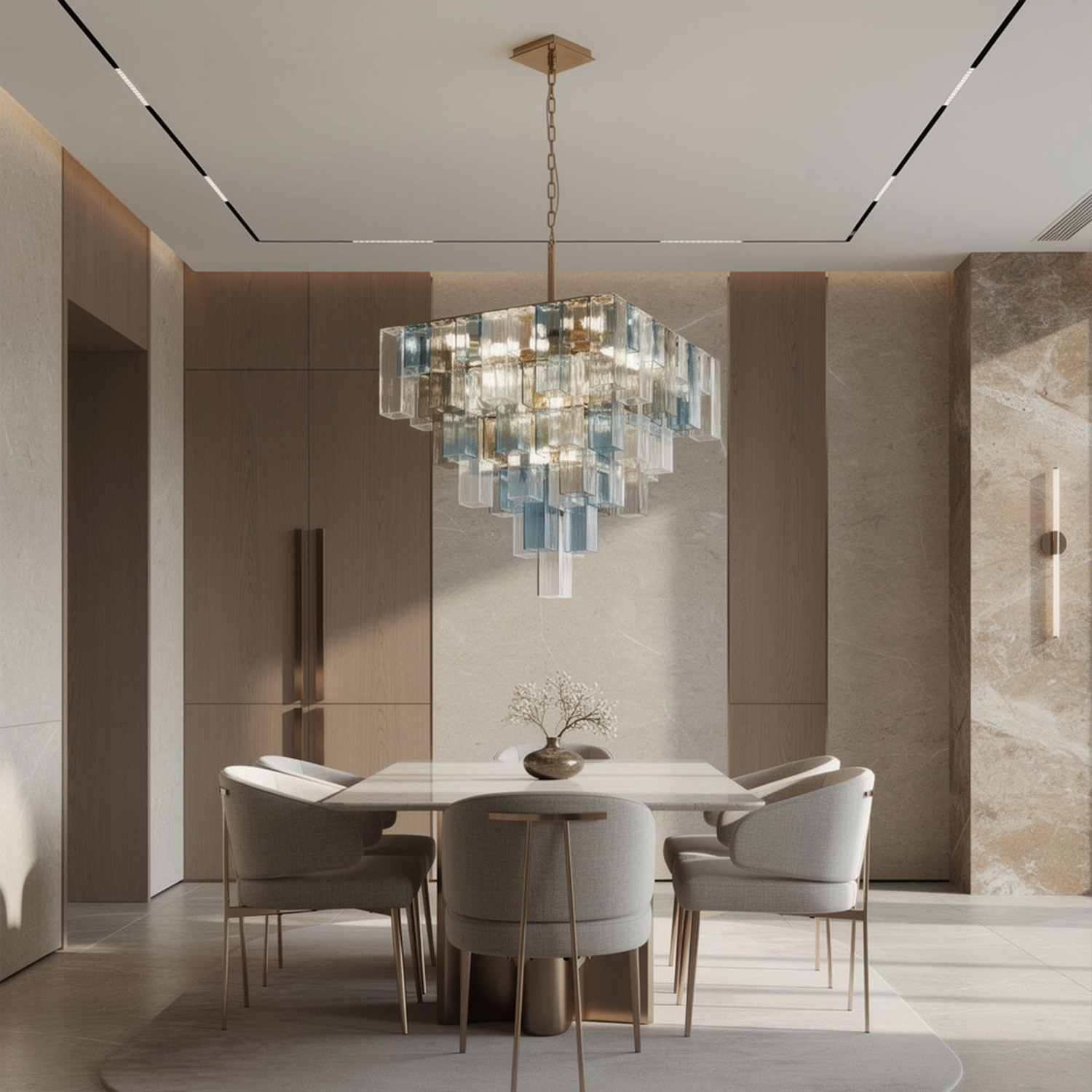Architectural-Glass-Block-Chandelier