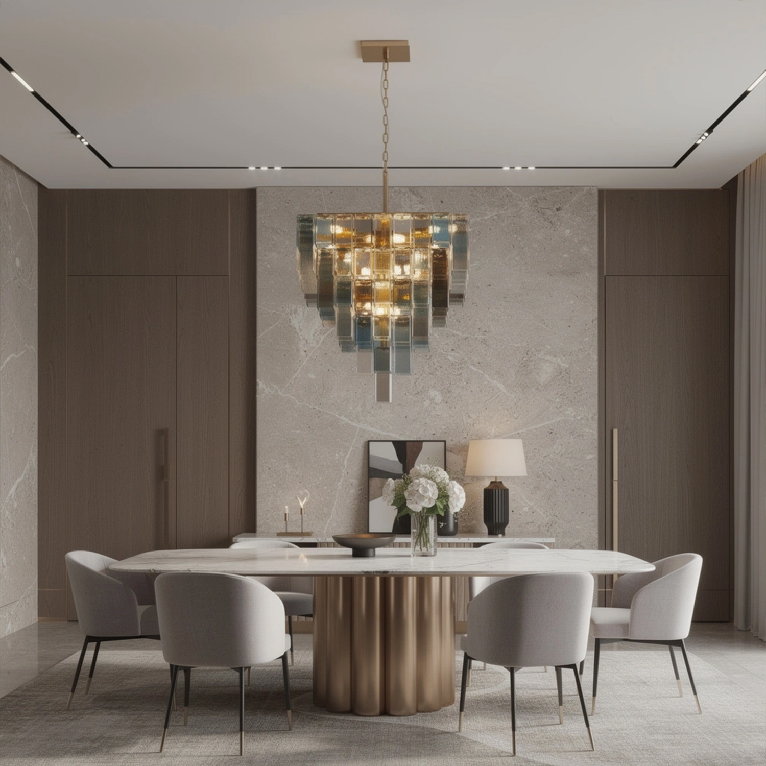 Architectural-Glass-Block-Chandelier