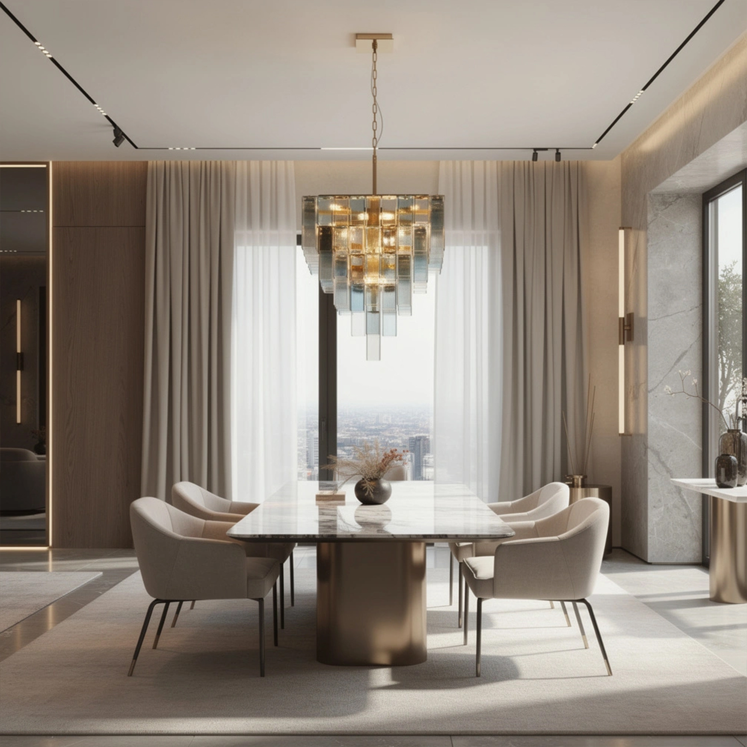 Architectural-Glass-Block-Chandelier