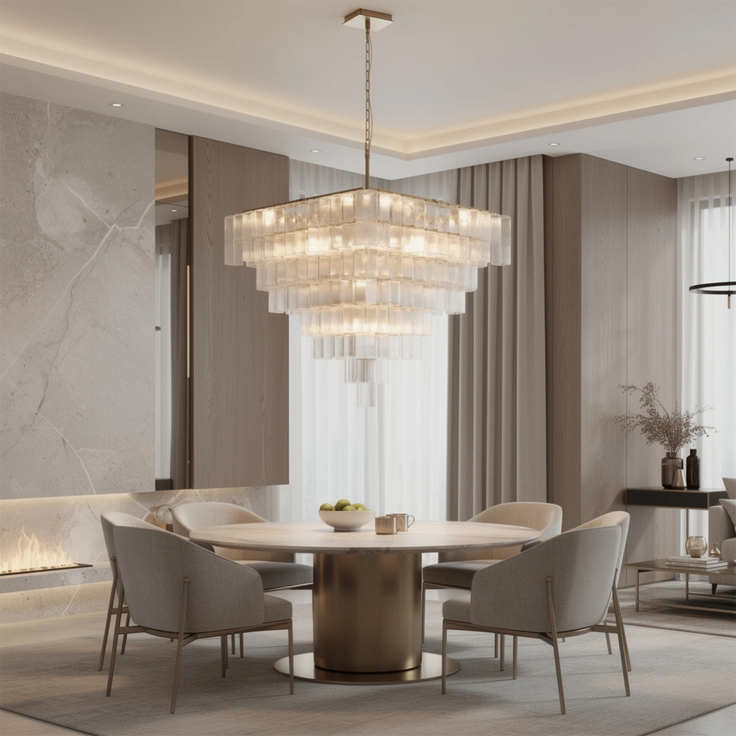 Architectural-Glass-Block-Chandelier