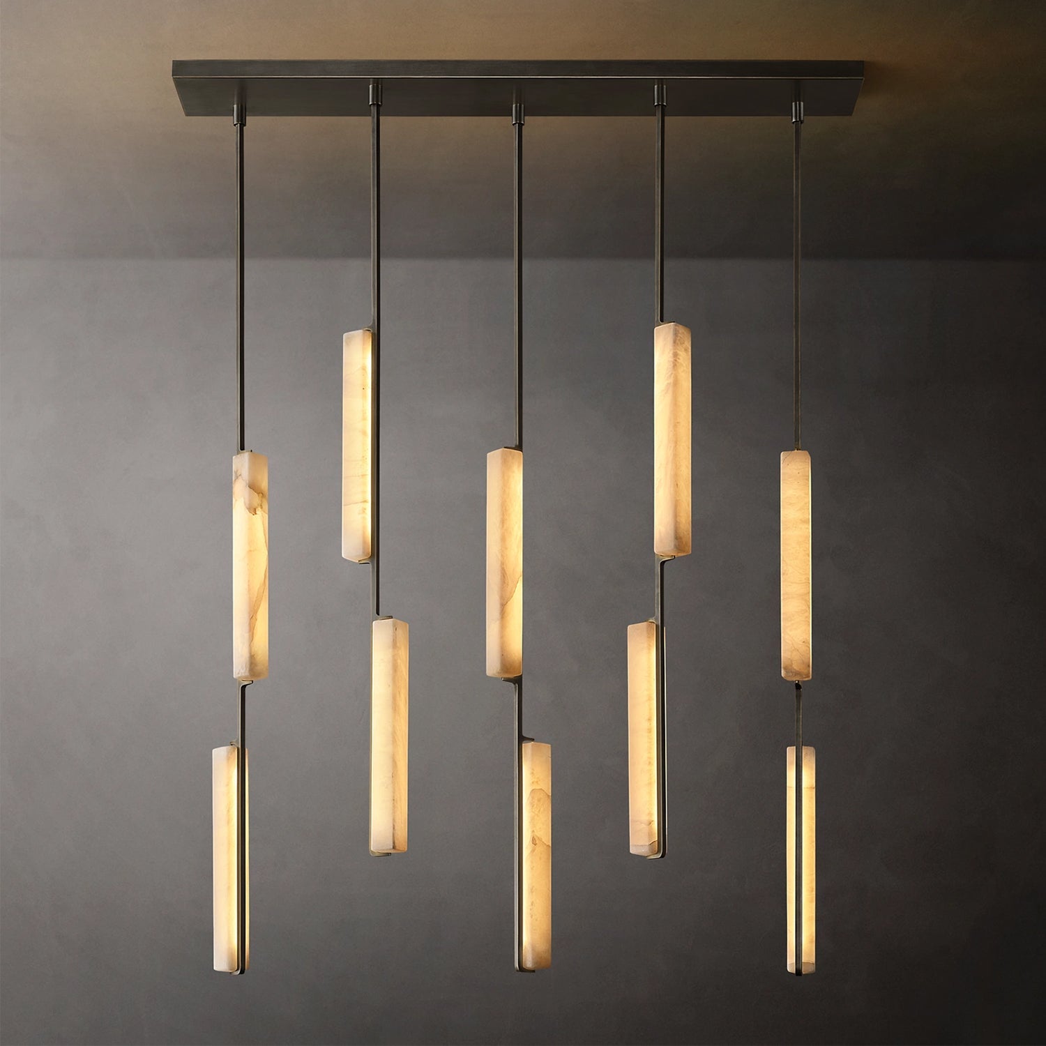 未上传 Audubon Alabaster Linear Chandelier