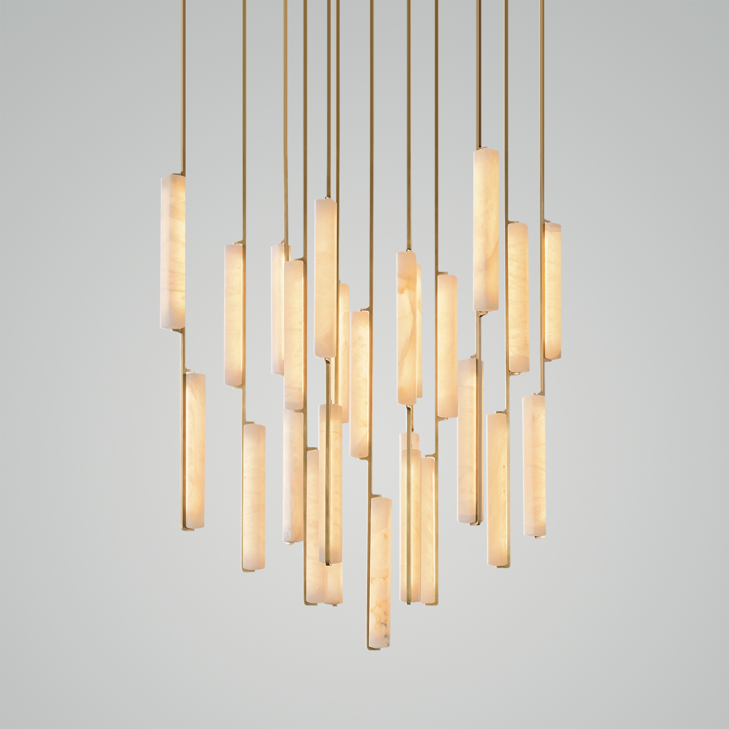 未上传 Audubon Alabaster Round Chandelier