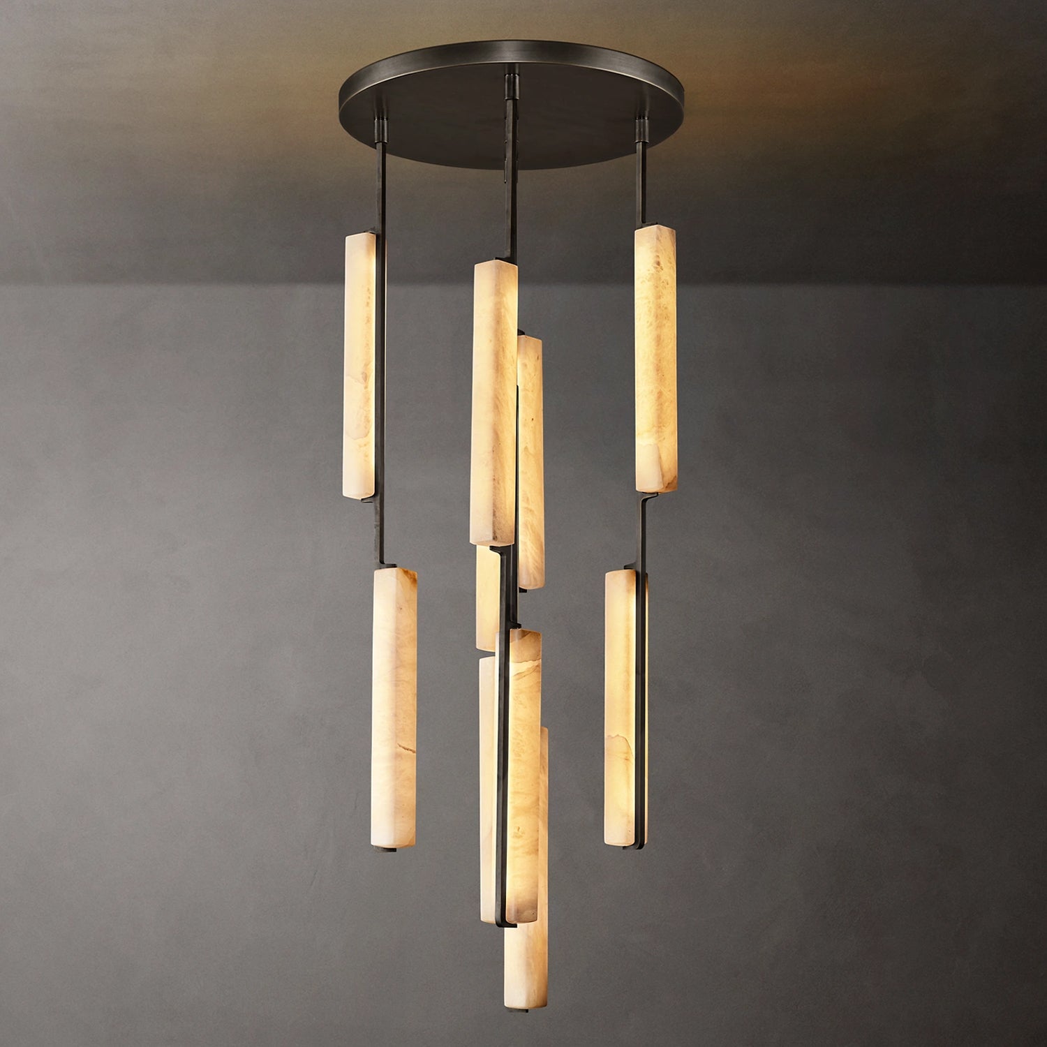 未上传 Audubon Alabaster Round Chandelier