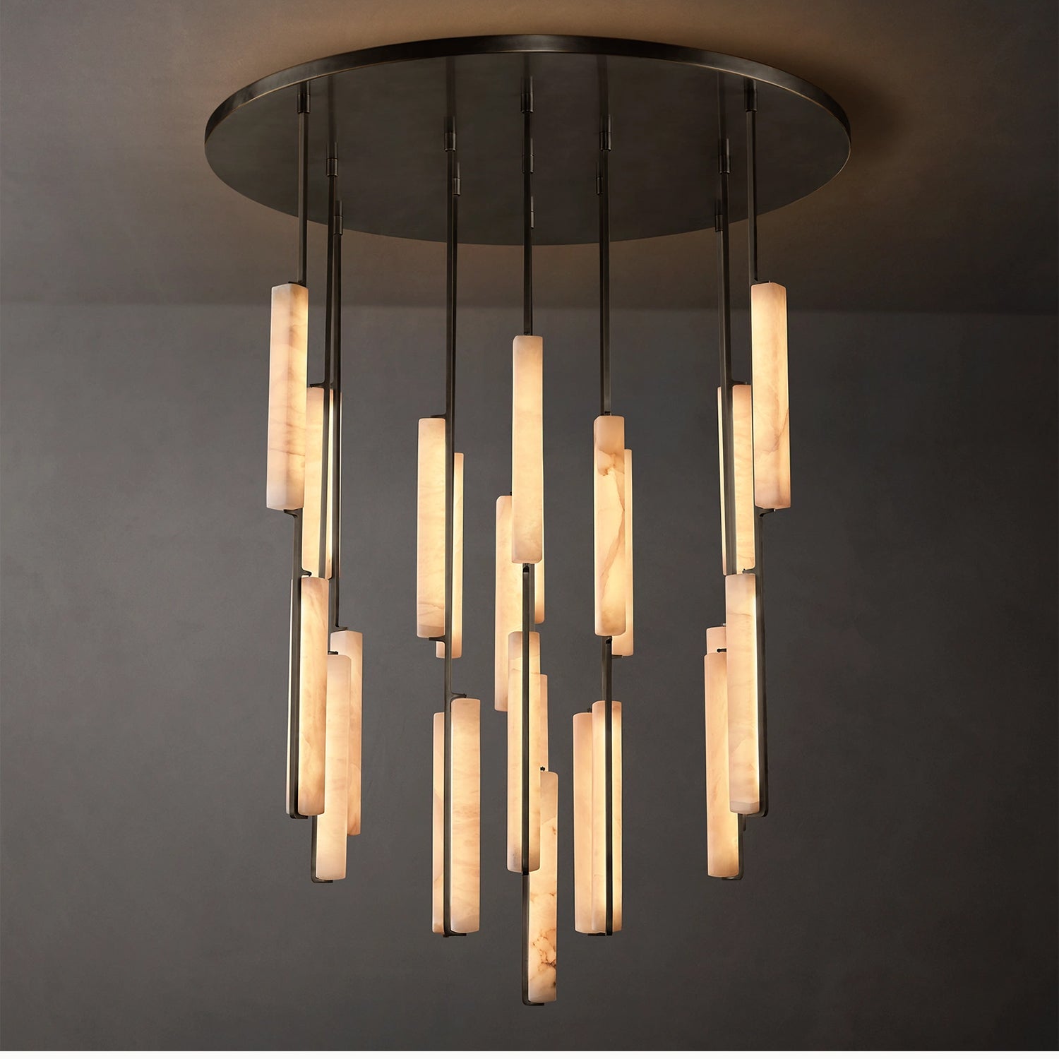 未上传 Audubon Alabaster Round Chandelier