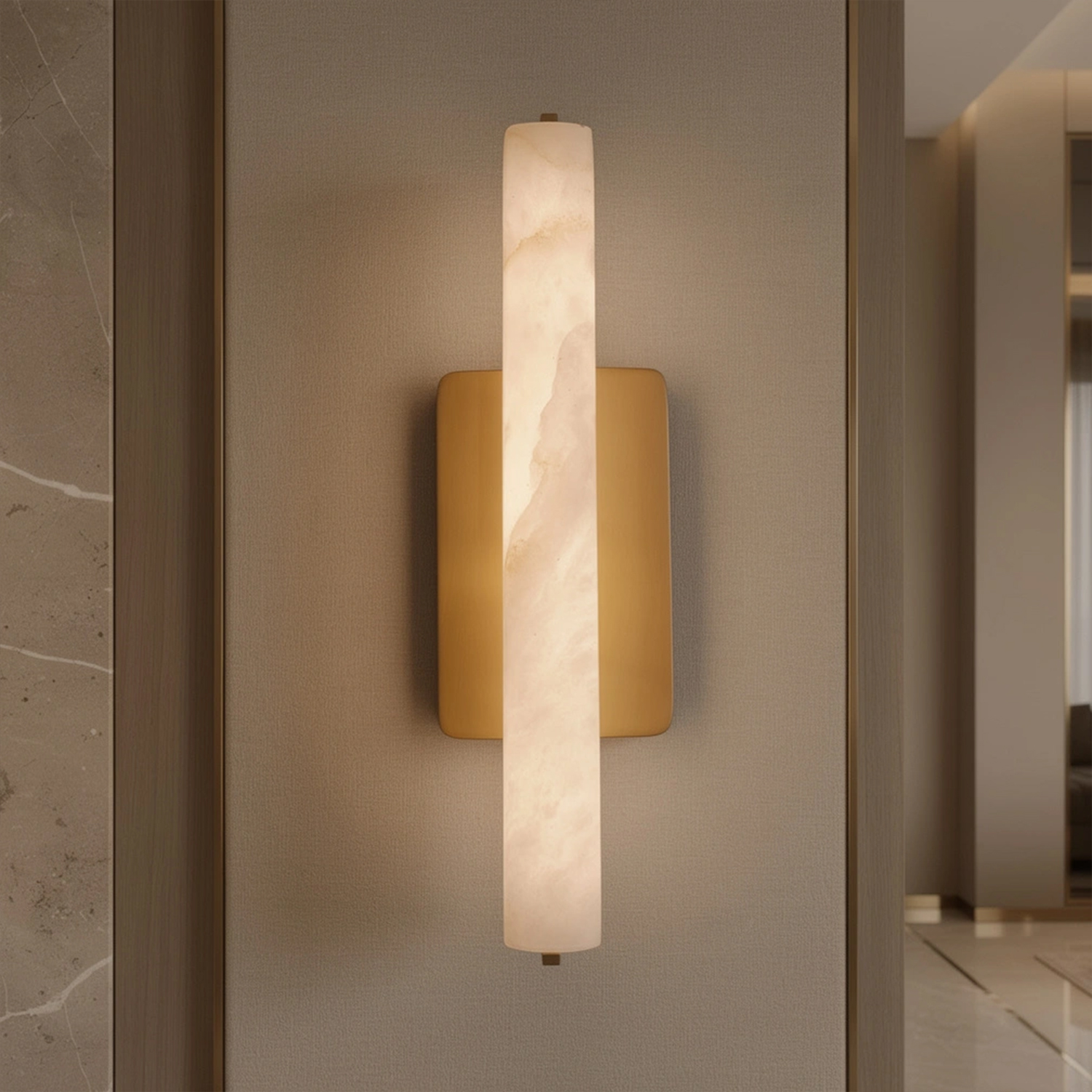 Audubon Alabaster Sconce