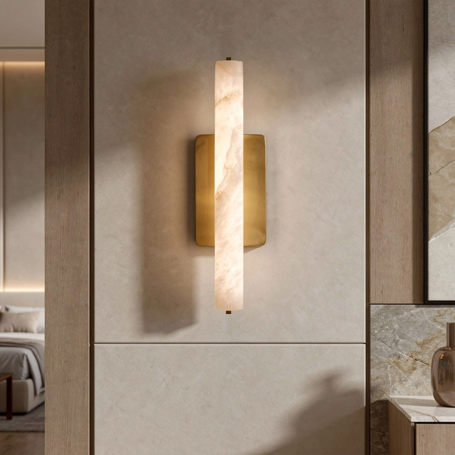 Audubon Alabaster Sconce
