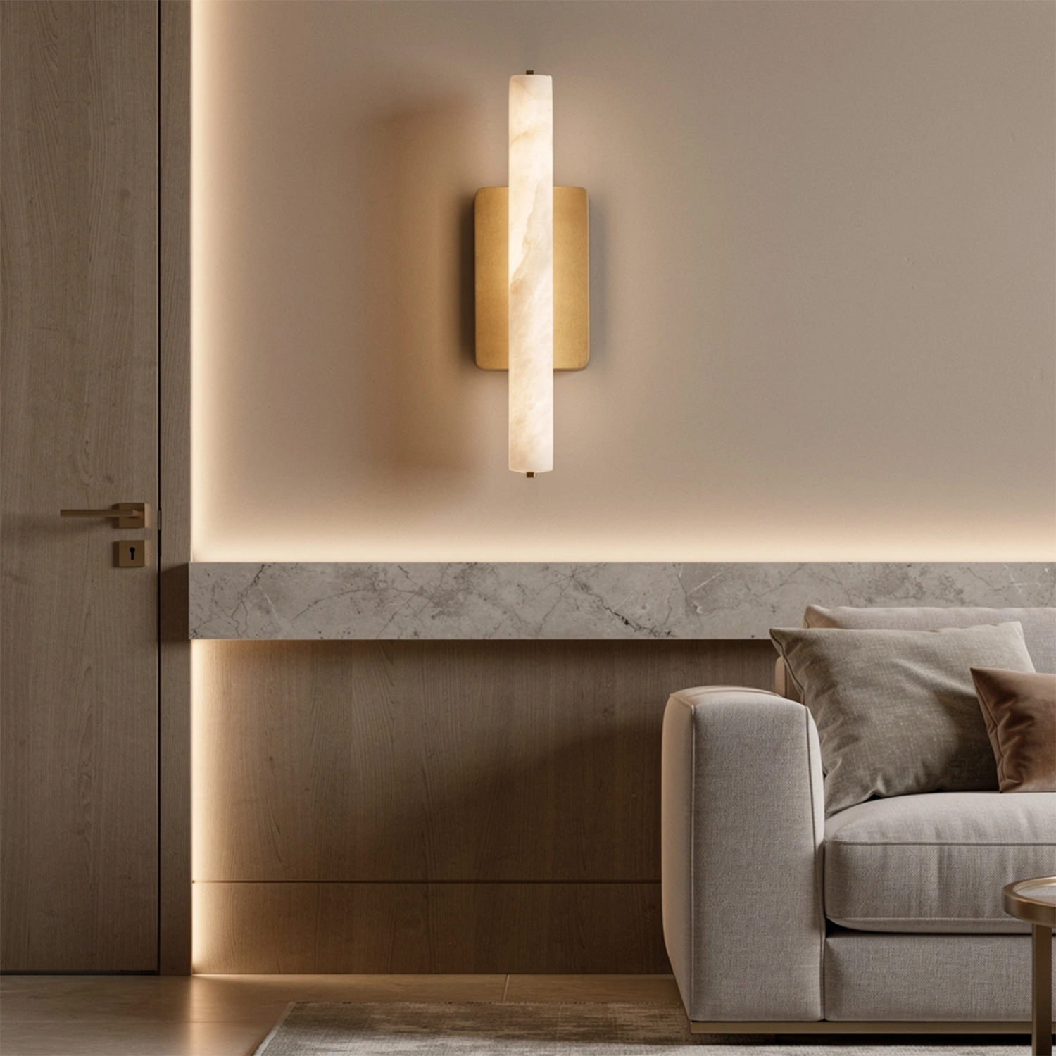 Audubon Alabaster Sconce