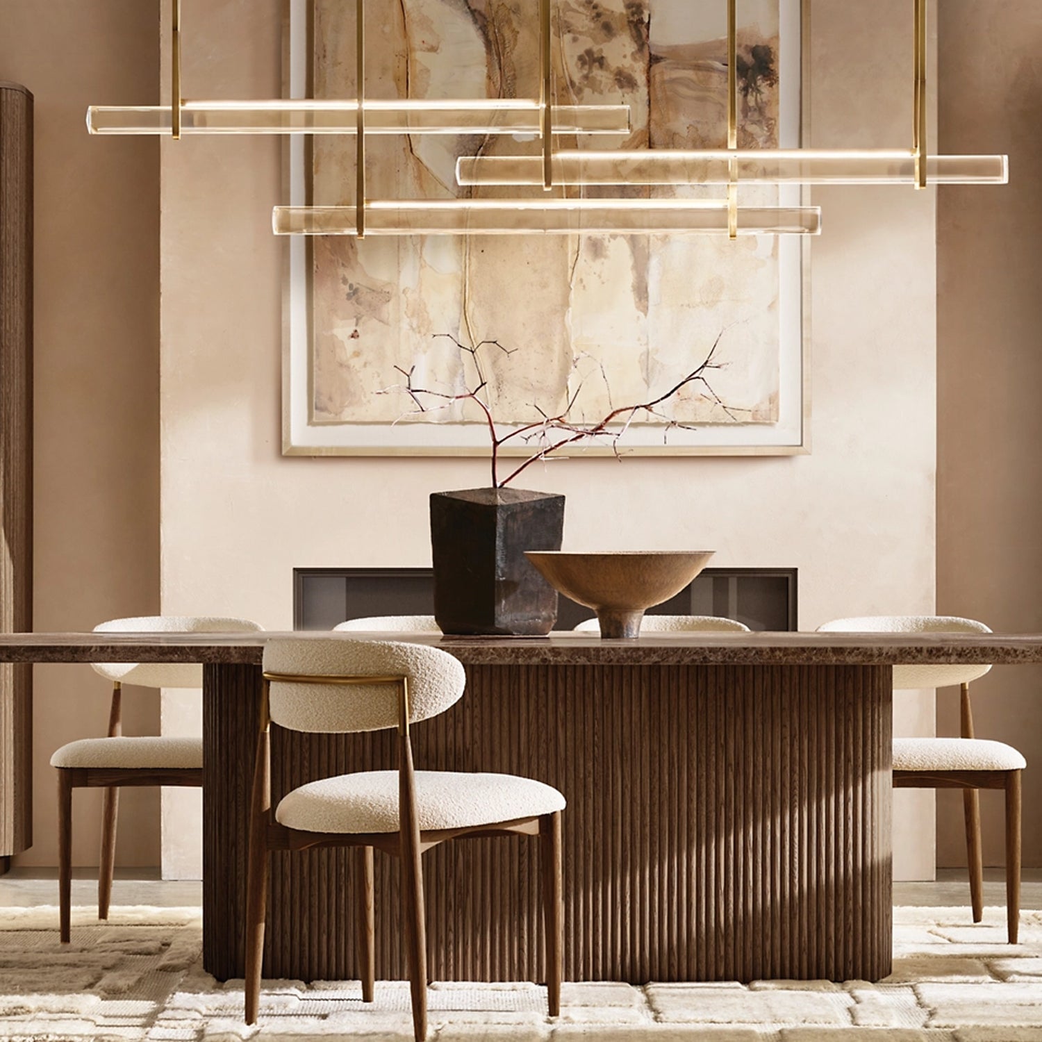 未上传 Audubon Crystal Single Bar Linear Chandelier