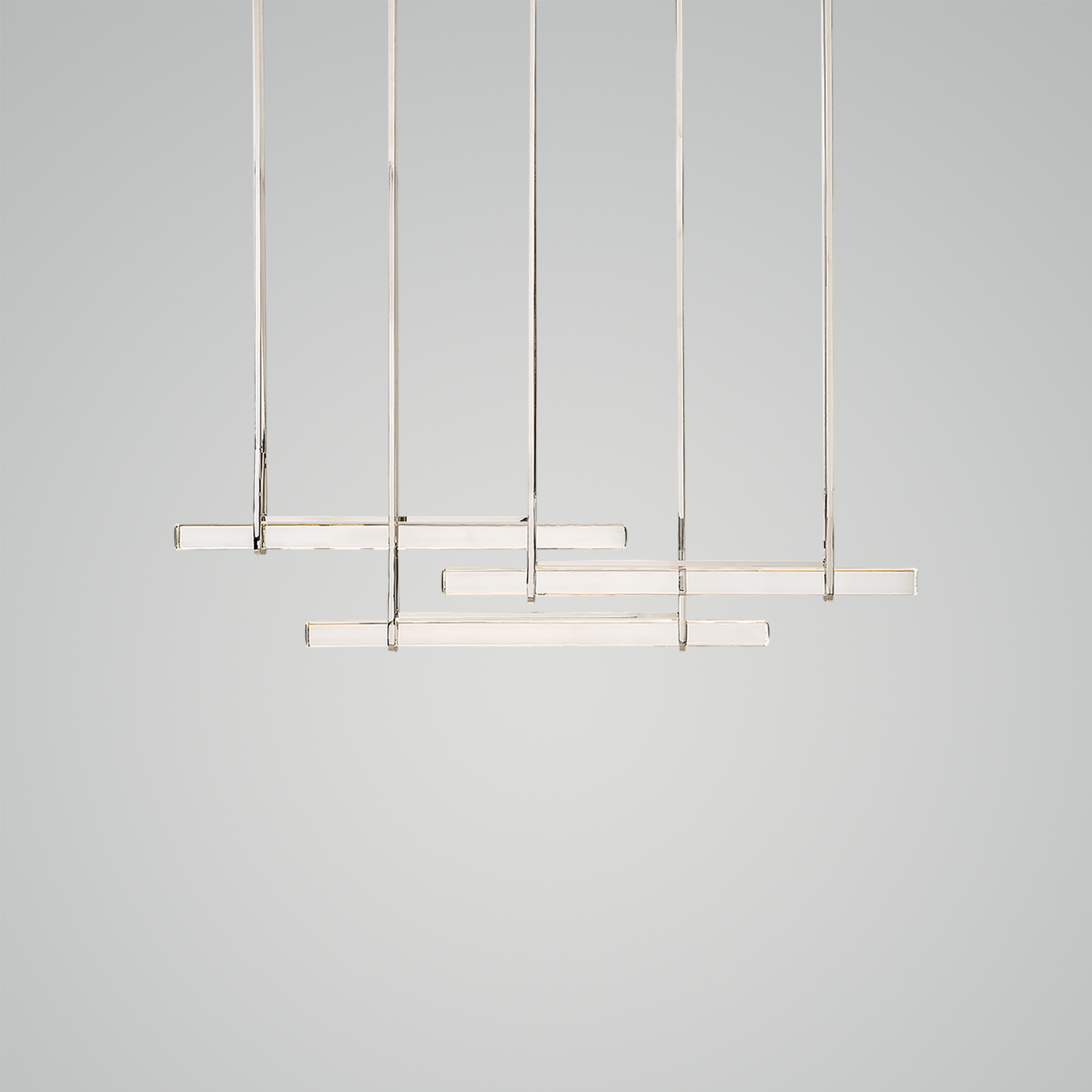 未上传 Audubon Crystal Triple Bar Linear Chandelier