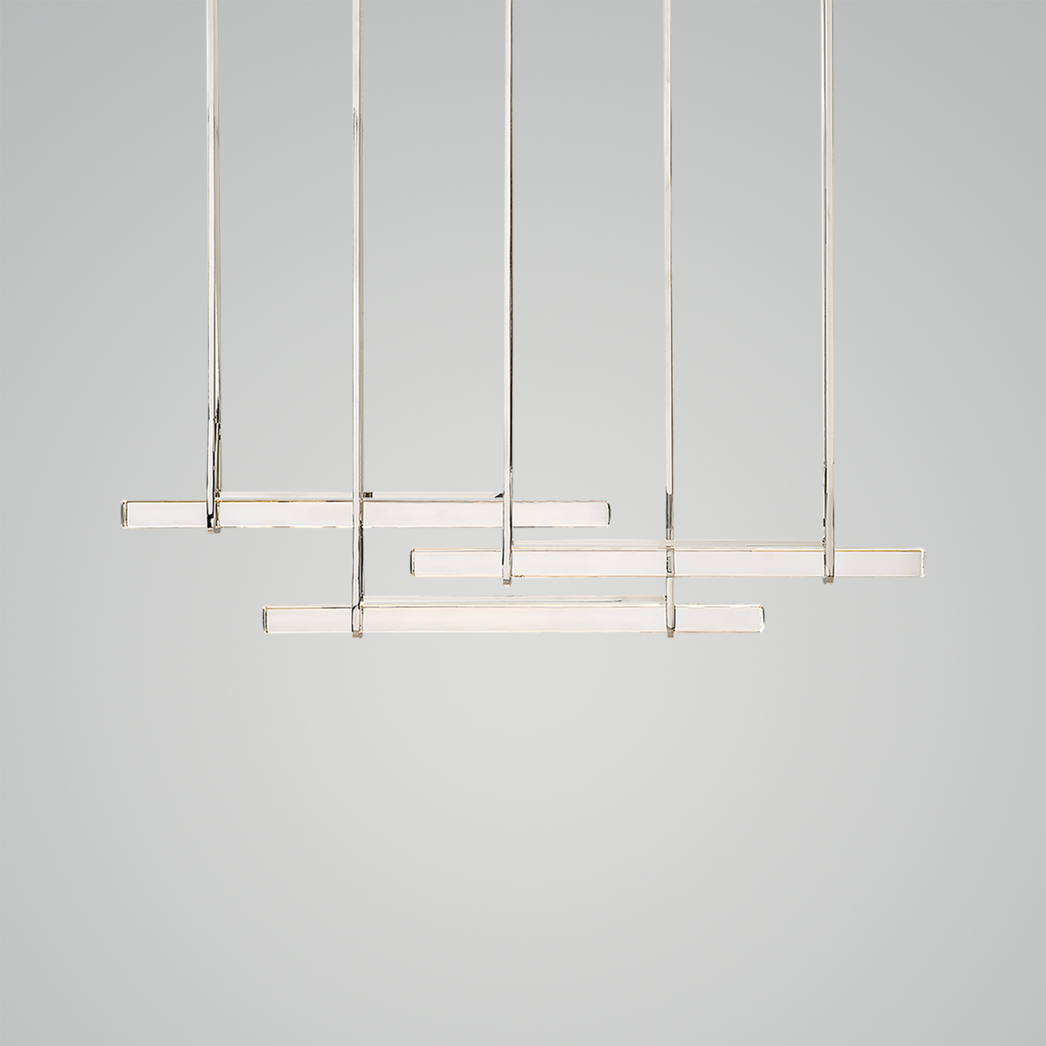 未上传 Audubon Crystal Triple Bar Linear Chandelier