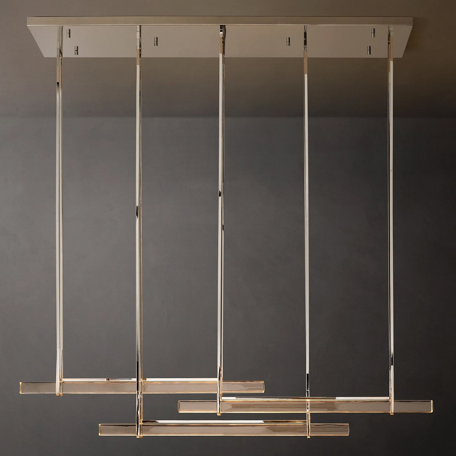未上传 Audubon Crystal Triple Bar Linear Chandelier