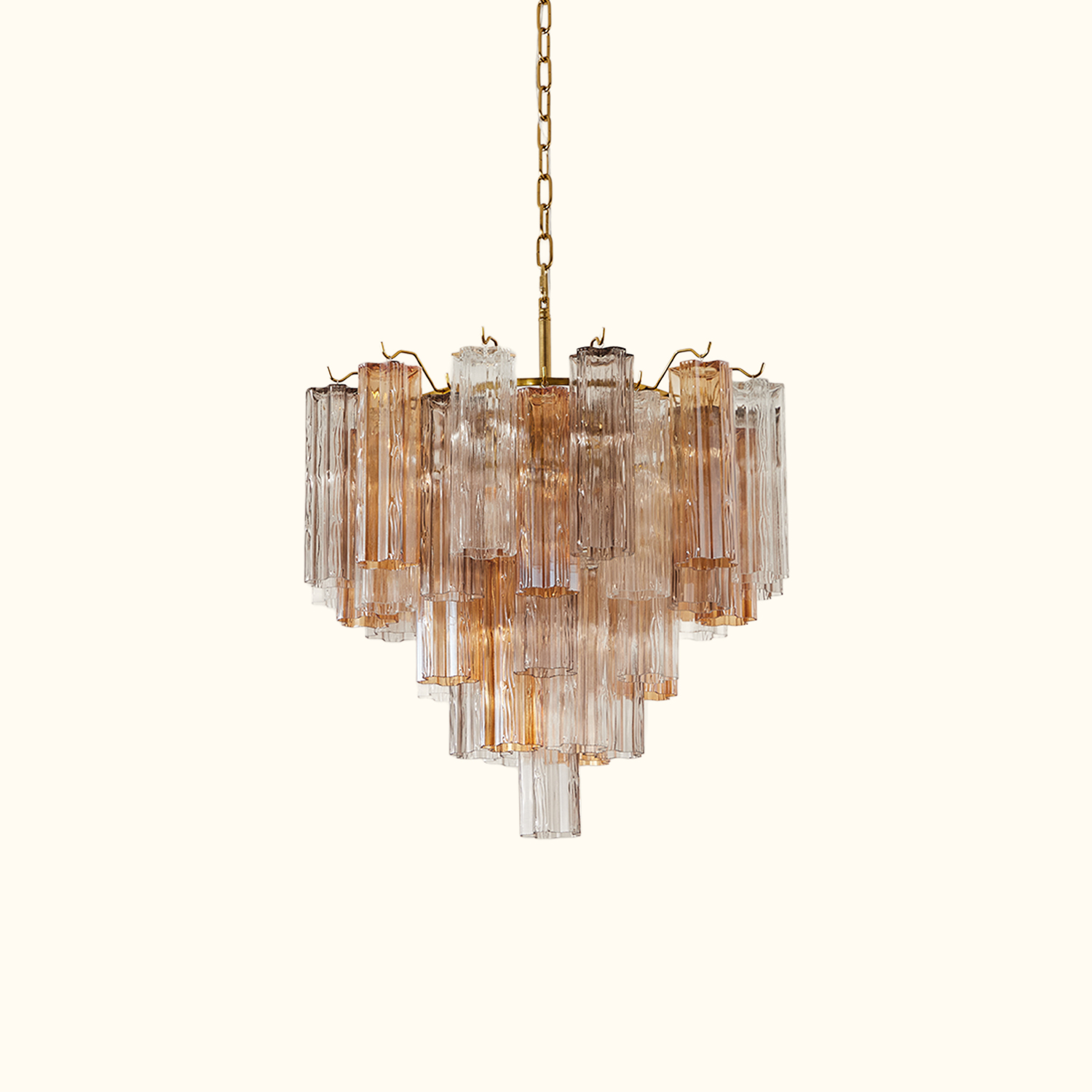 Aurelia Champagne Glass Cascade Chandelier