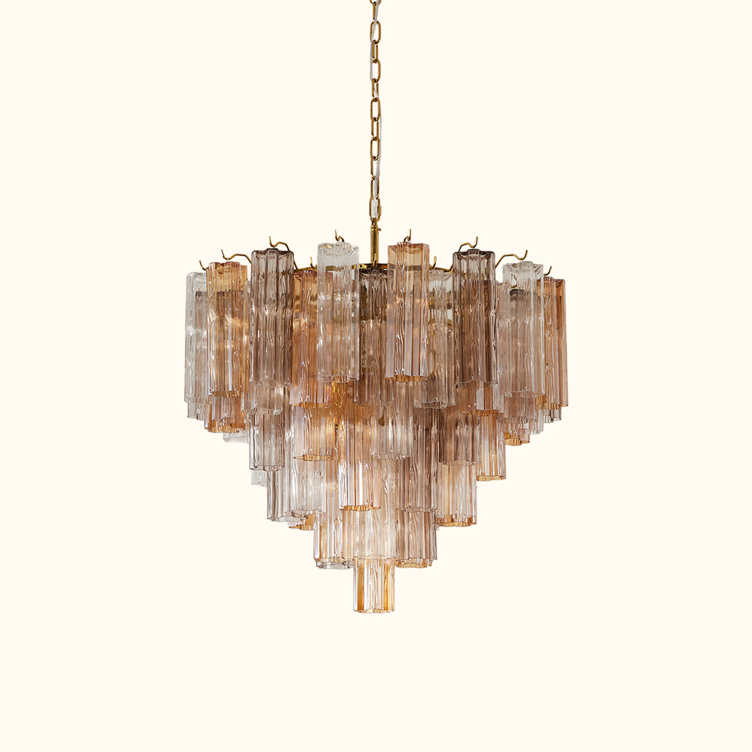 Aurelia Champagne Glass Cascade Chandelier