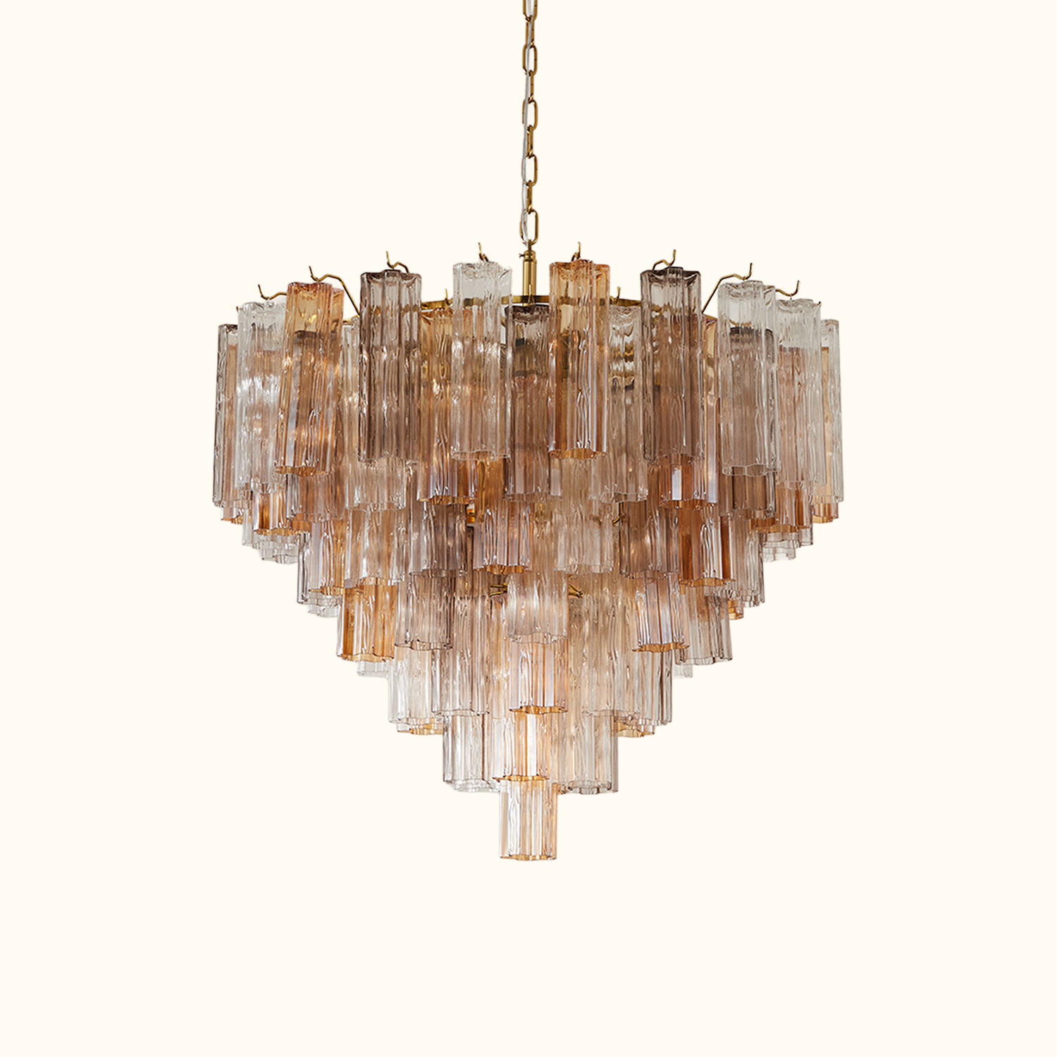 Aurelia Champagne Glass Cascade Chandelier