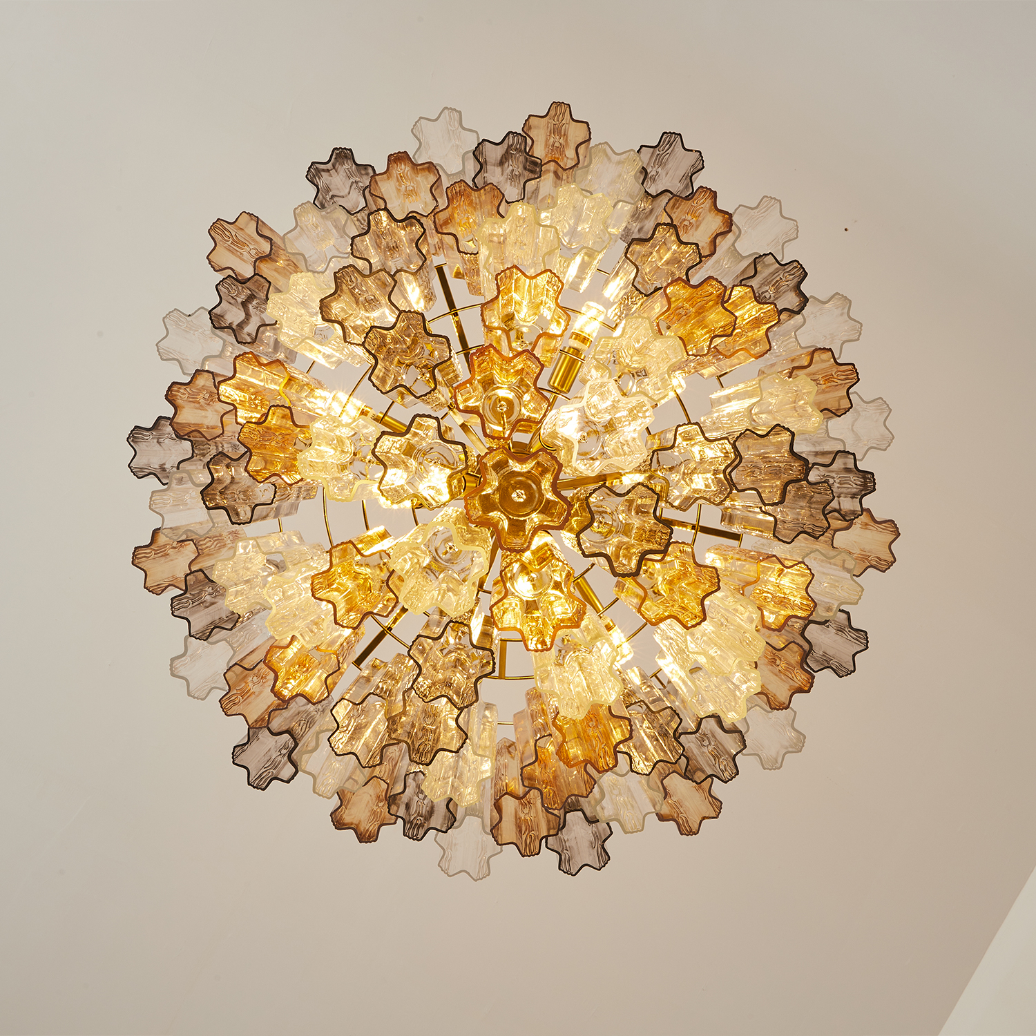 Aurelia Champagne Glass Cascade Chandelier