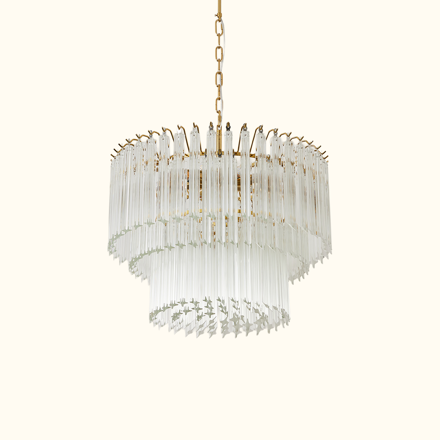 Aurelia Clear Glass Cascade Chandelier