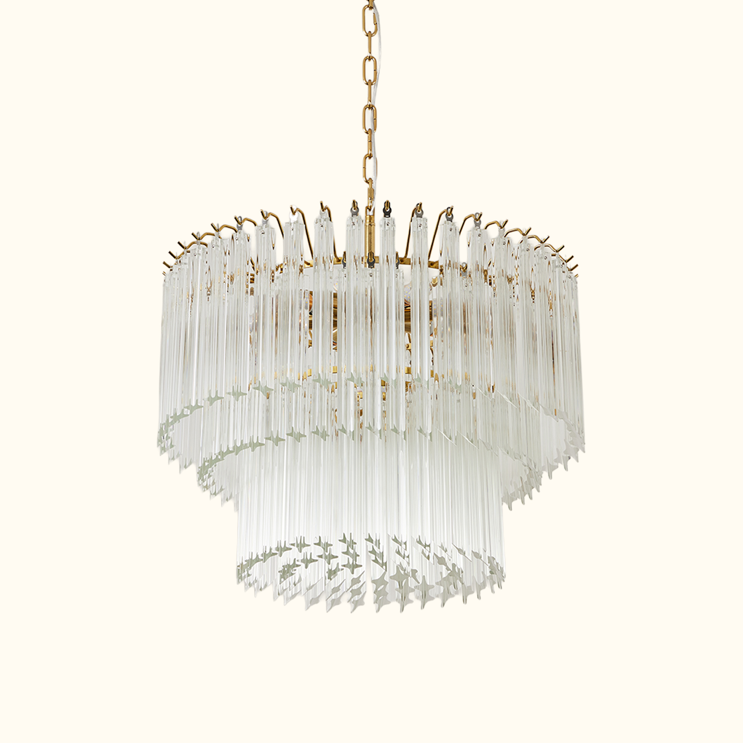 Aurelia Clear Glass Cascade Chandelier
