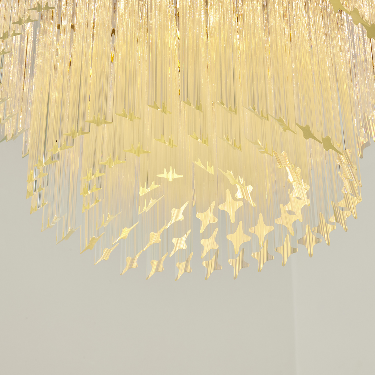 Aurelia Clear Glass Cascade Chandelier