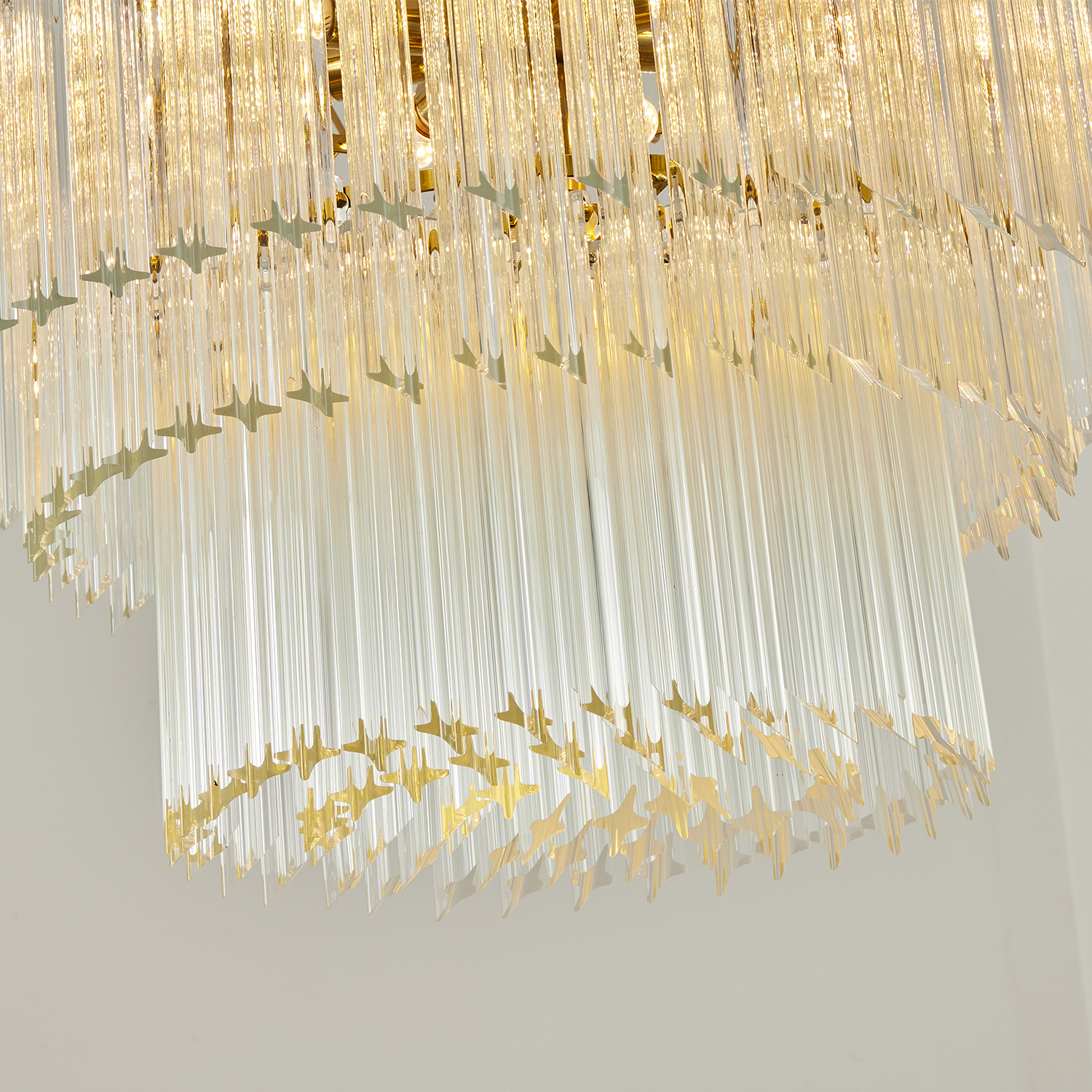Aurelia Clear Glass Cascade Chandelier