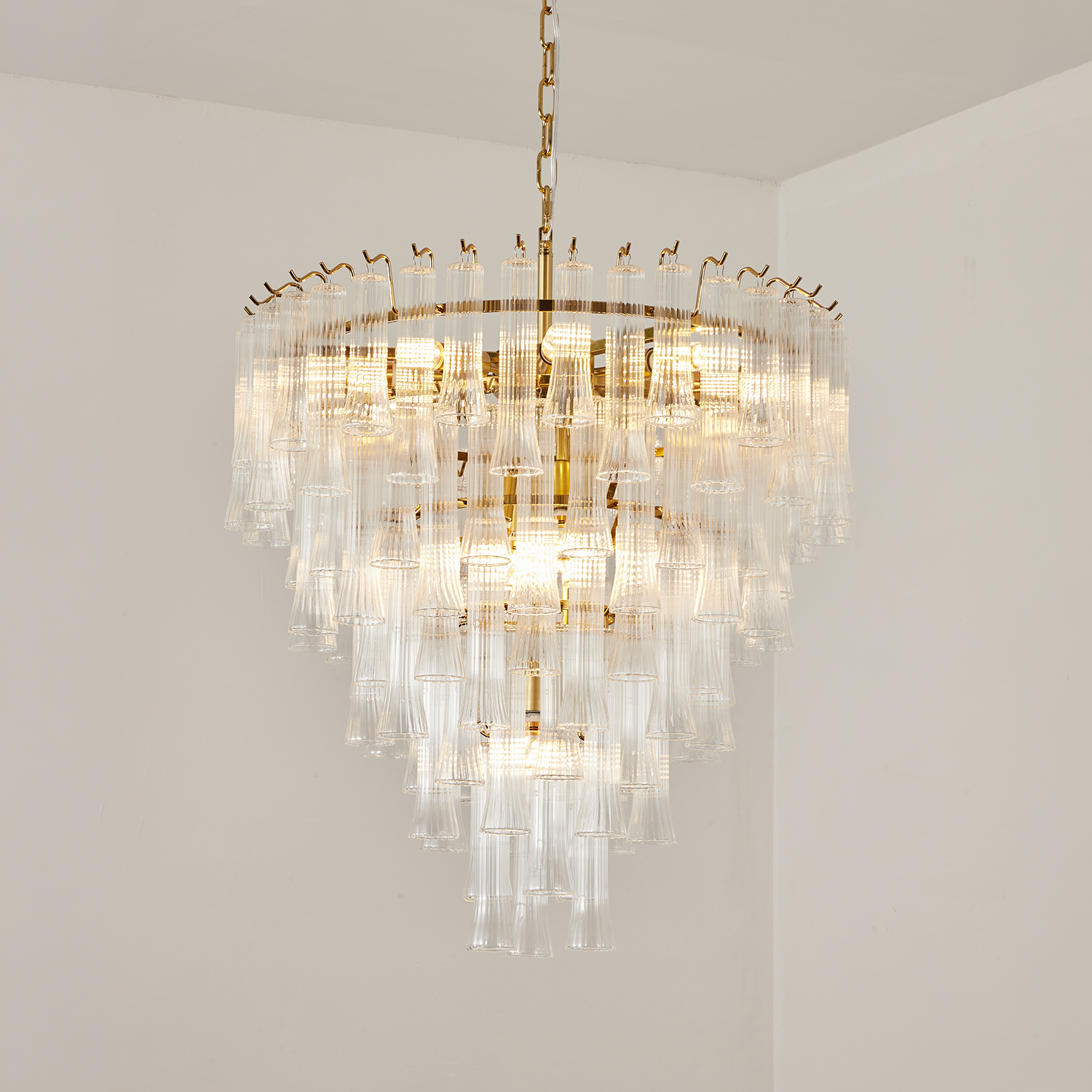Aurelia-Ribbed-Glass-Cascade-Chandelier