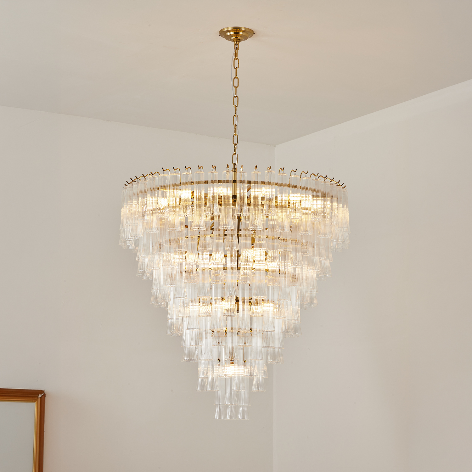 Aurelia-Ribbed-Glass-Cascade-Chandelier