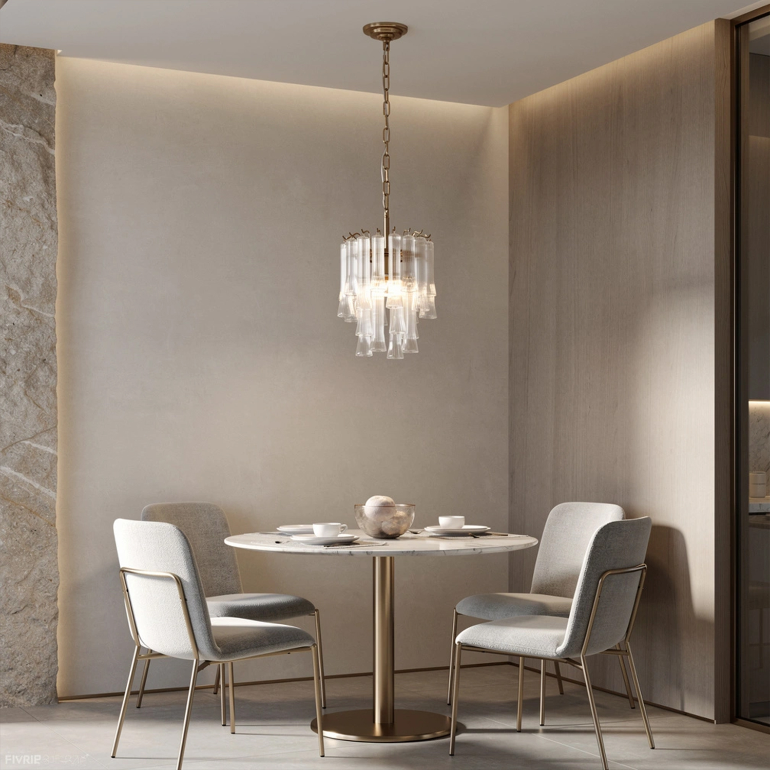 Aurelia-Ribbed-Glass-Cascade-Chandelier