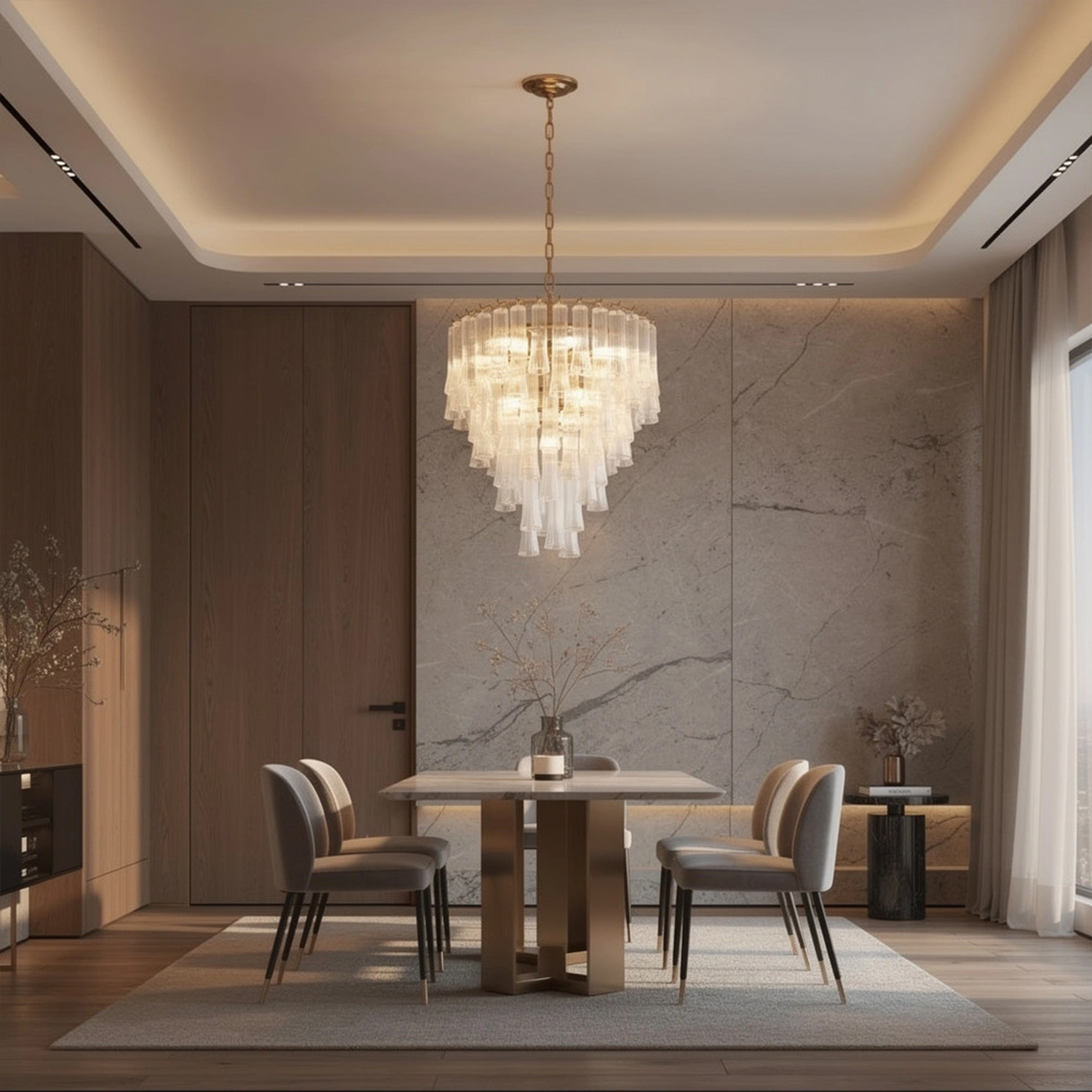 Aurelia-Ribbed-Glass-Cascade-Chandelier