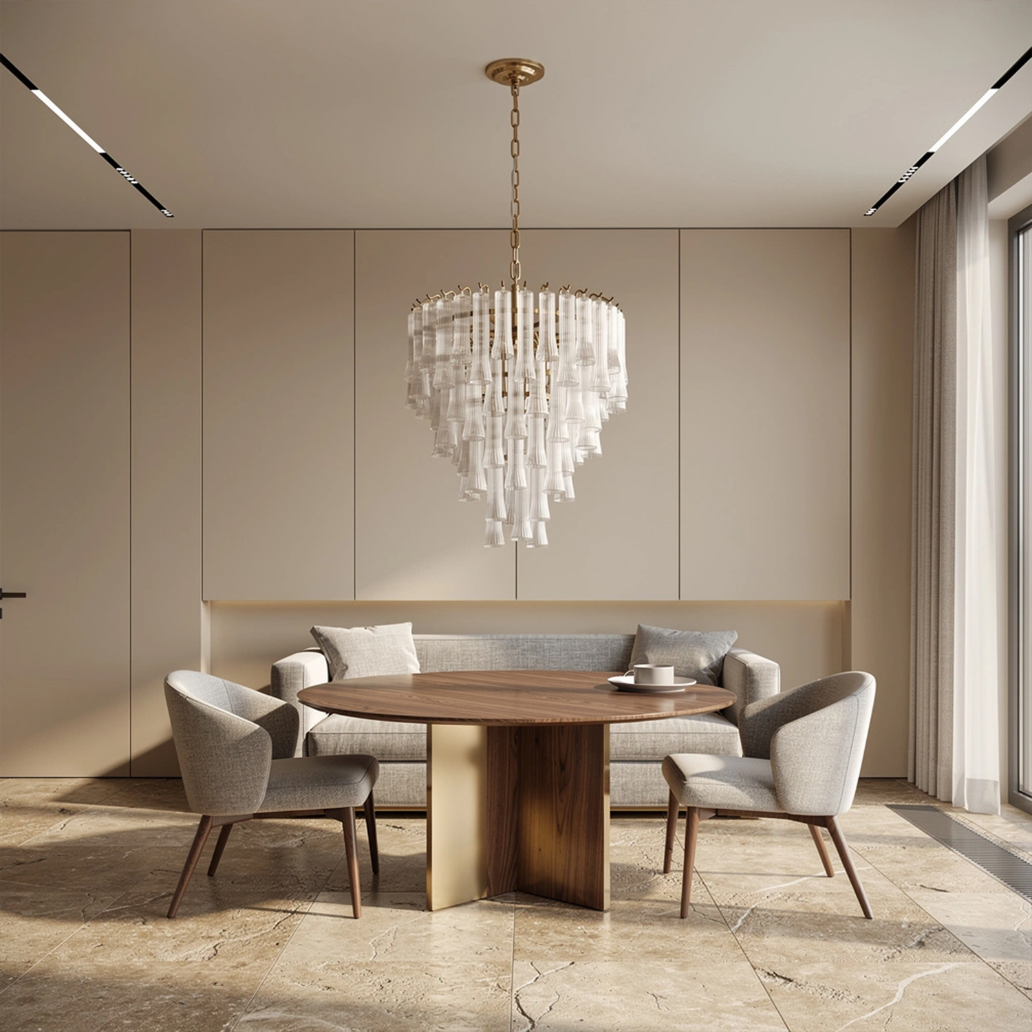 Aurelia-Ribbed-Glass-Cascade-Chandelier