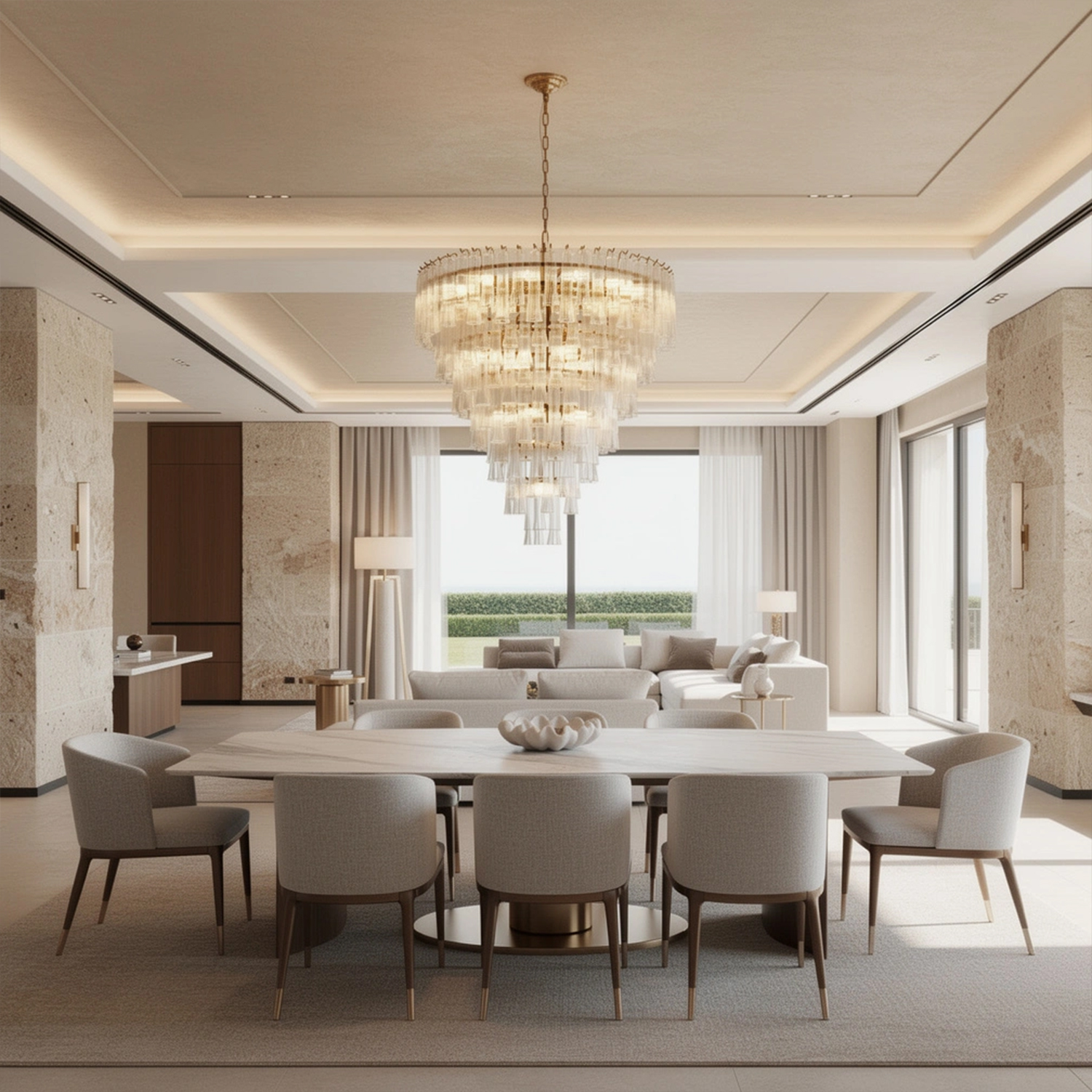 Aurelia-Ribbed-Glass-Cascade-Chandelier