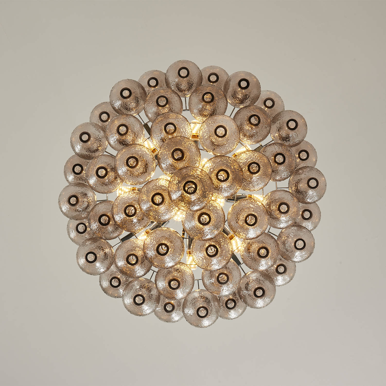 Aurelia Textured Glass Cascade Chandelier