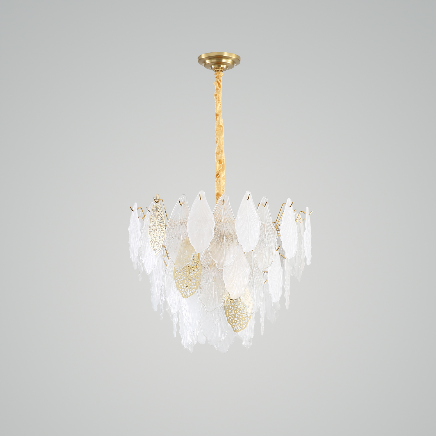 Autumn Leaf Glass Chandelier